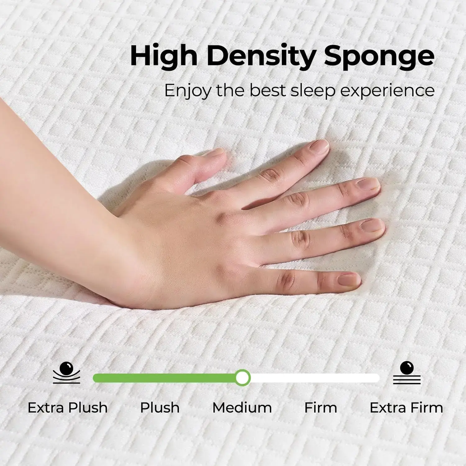 Queen Size Mattress, 10 Inch Gel Memory Foam Mattress in a Box, Fiberglass Free, Breathable Mattress for Cooler Sleep Supportive