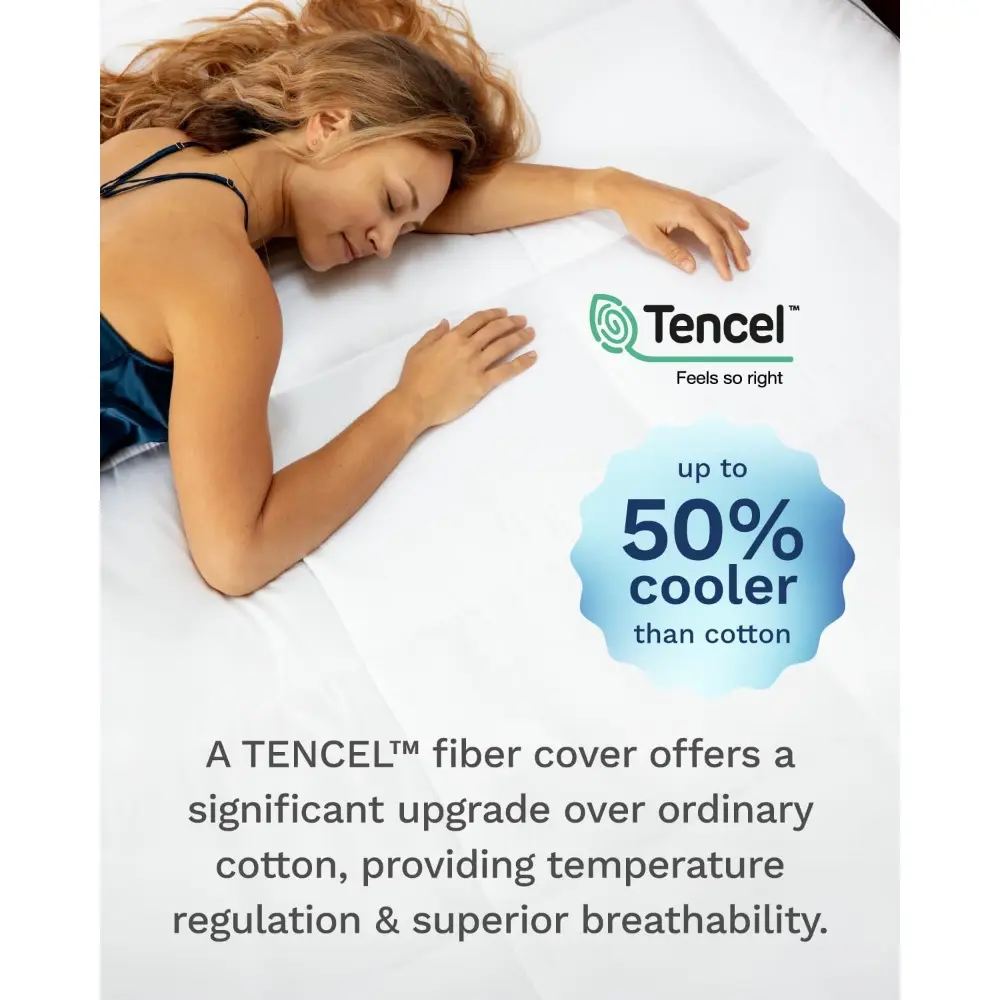 4 Inch Pillow Top Memory Foam Mattress Topper Twin - Cooling Hybrid Lux Dual Layer Mattress Pad - CertiPUR-US Certified