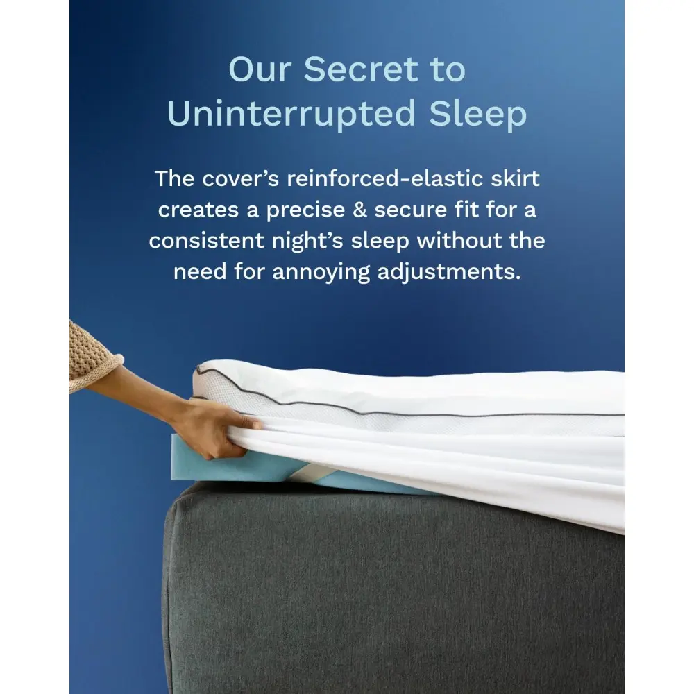4 Inch Pillow Top Memory Foam Mattress Topper Twin - Cooling Hybrid Lux Dual Layer Mattress Pad - CertiPUR-US Certified