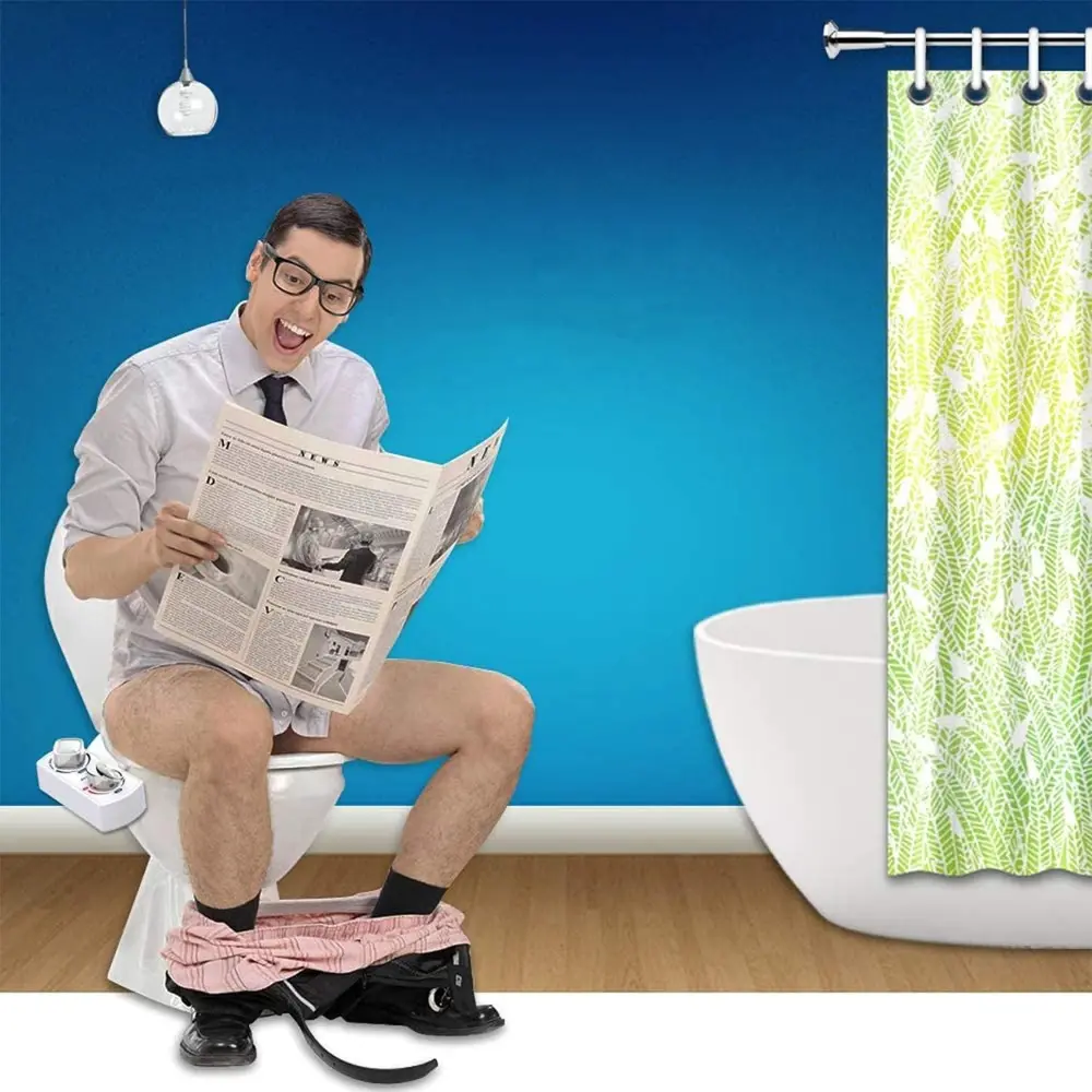 BUTT BUDDY Spa - Bidet Toilet Seat Attachment & Fresh Water Sprayer (Cool & Warm Temperature Control | Easy Setup, Universal Fit