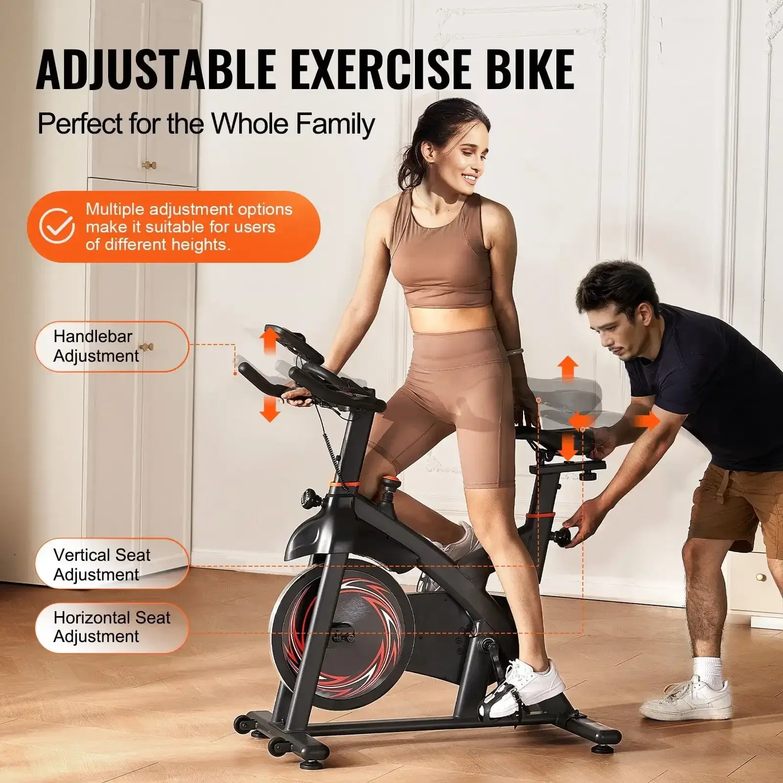 Exercise Bike Magnetic Resistance Stationary Bike Indoor Cycling Bike