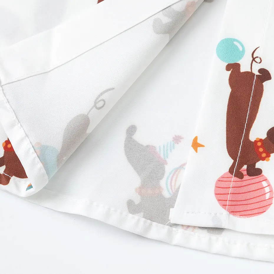 Dog Graphic Shirts Loose Casual Long Sleeve Shirts Button Up Blouse Japanese Harajuku Oversized Shirts
