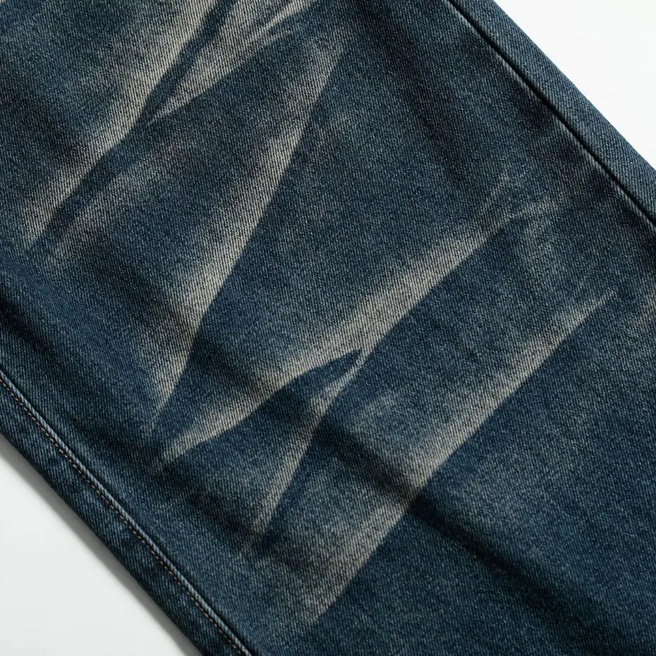 Vintage Baggy Jeans Double Waistline Loose Casual Denim Pants Streetwear Harajuku Hip Hop Jeans