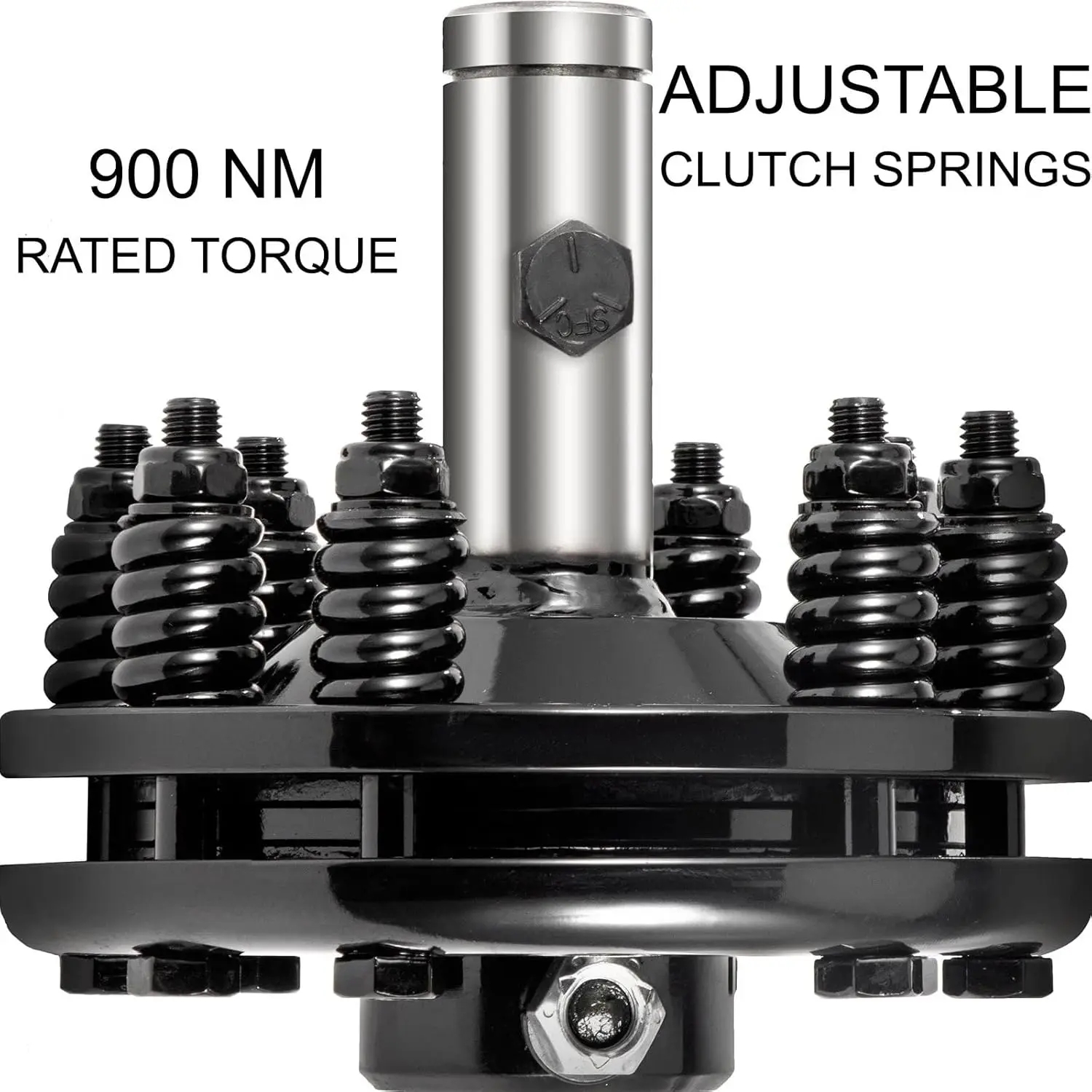 Slip Clutch, 1 3/8" PTO Slip Clutch, Smooth Round Ends PTO Friction Clutch, Carburized Steel Tractor Slip Clutch