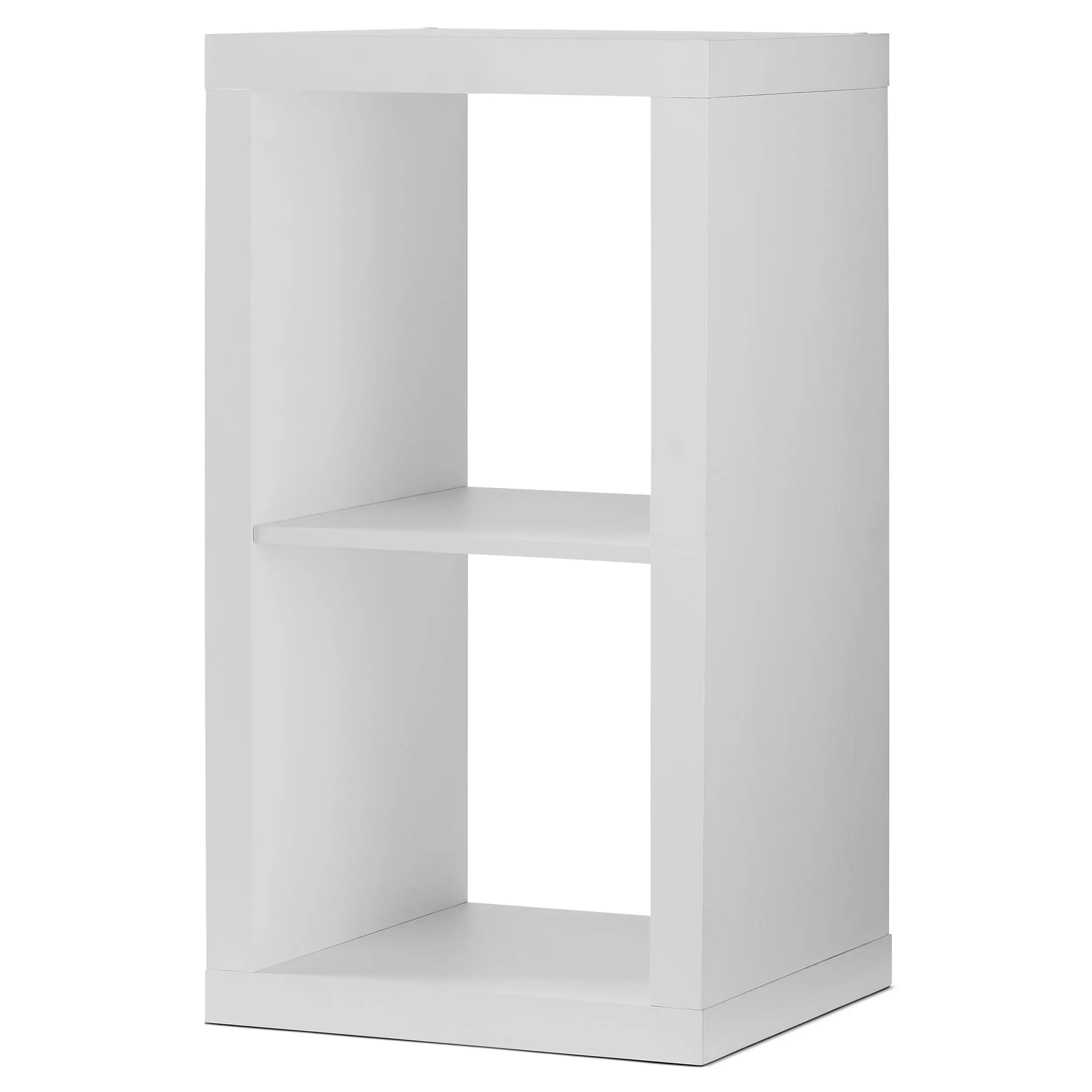 2-Cube Storage Organizer, White Texture