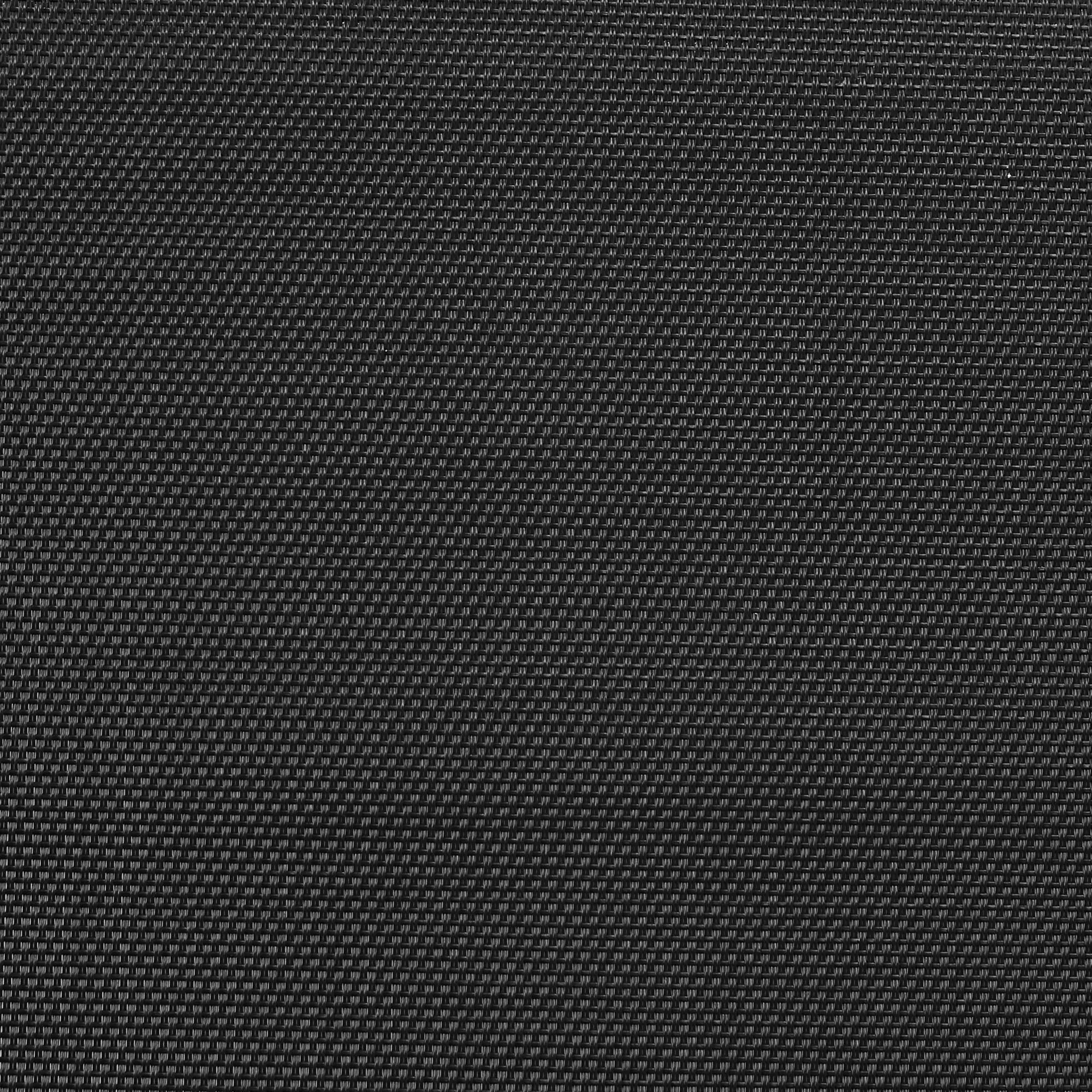 Greyson Steel and Sling Folding Outdoor Patio Armchair - Set of 2, Black