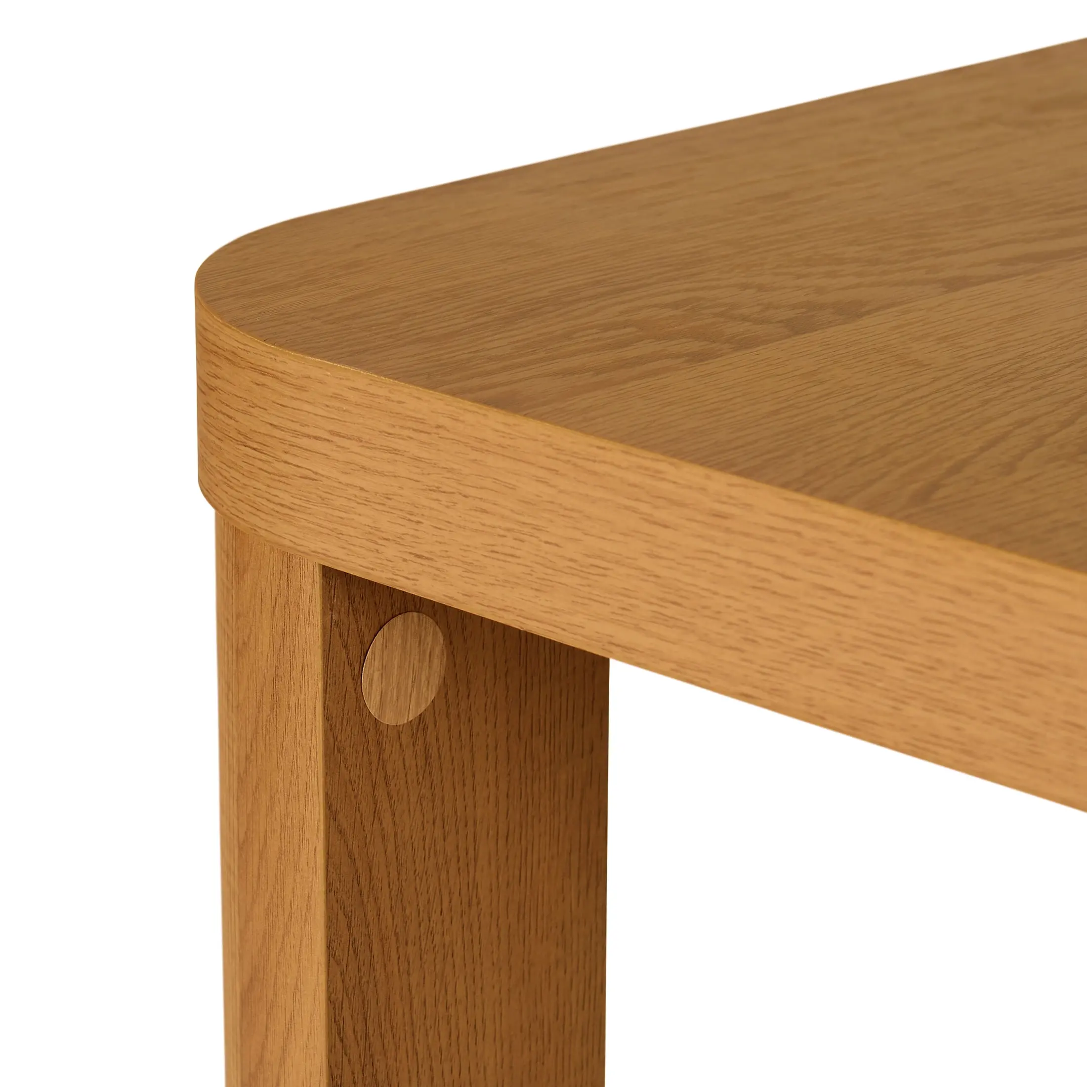Juliet End Table, Light Honey Finish