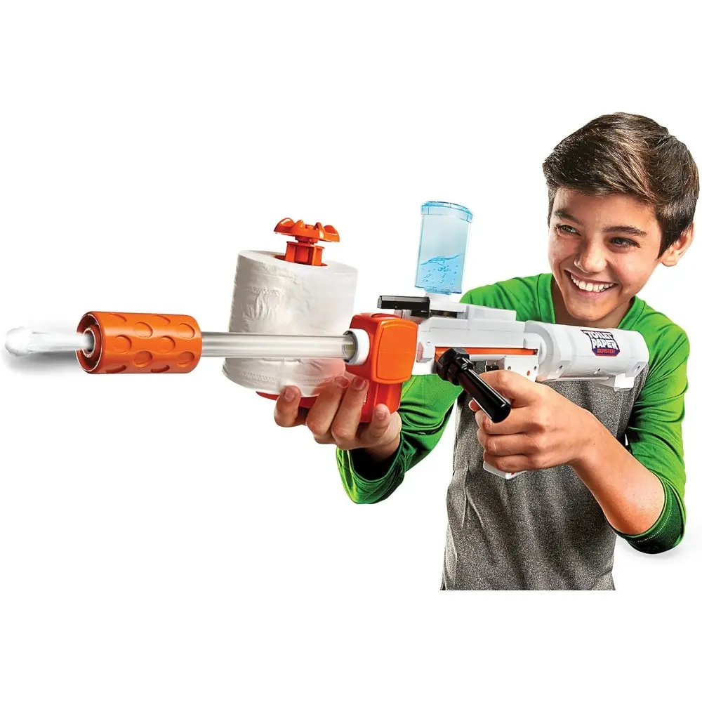 TP Blaster 61734 Toilet Paper Blaster Skid Shot , White
