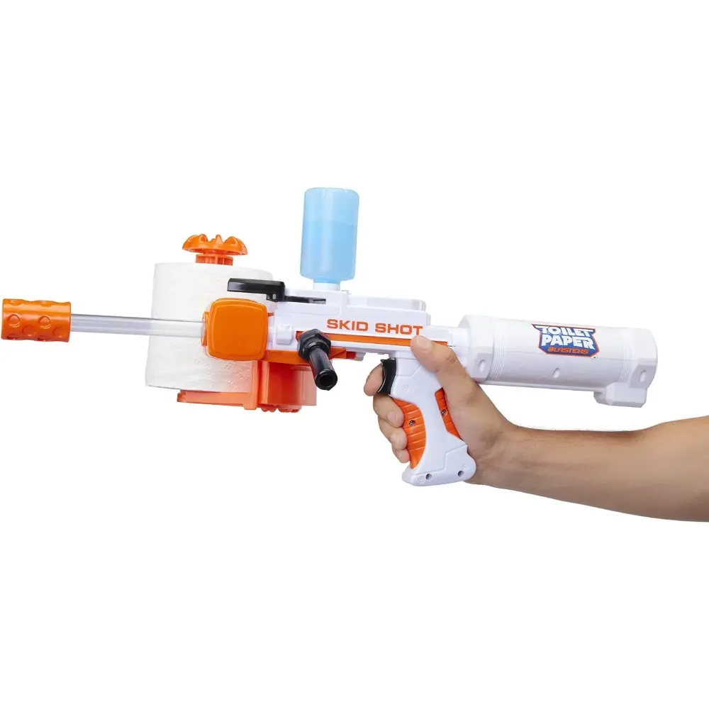 TP Blaster 61734 Toilet Paper Blaster Skid Shot , White