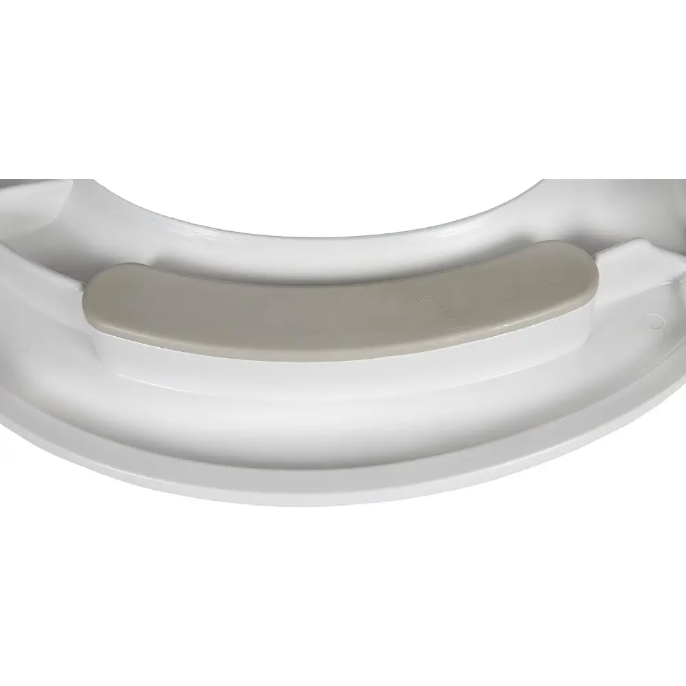 2445646-1W Closed Front with Cover Oversize Toilet Seat, White