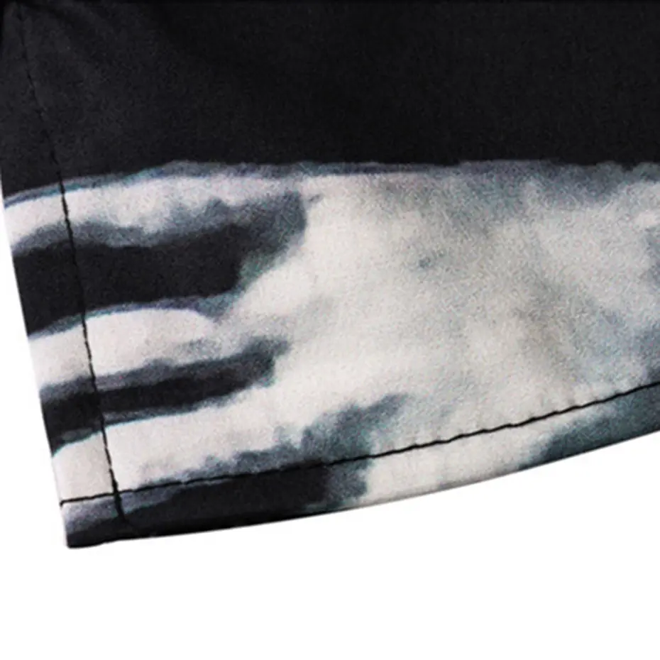 Hand Graphic Shirts Men Summer Casual Loose Short Sleeve Shirts Button Up Blouse Streetwear Harajuku Hip Hop Shirts