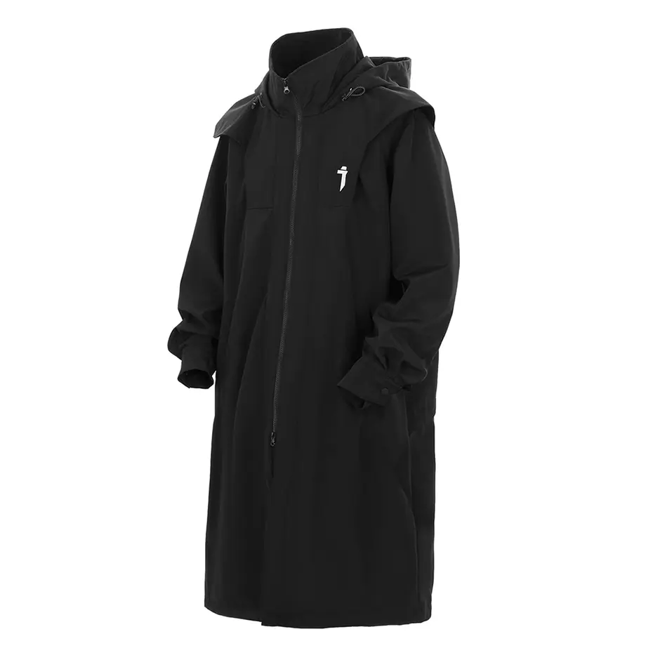 Tactical Trench Jacket Men Winter Long Coats Windbreaker Mens Loose Punk Functional Long Jackets Techwear