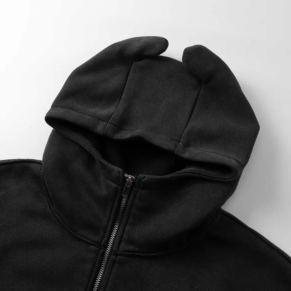 Streetwear Harajuku Vintage Hoodies Hip Hop Oversized Hoodies Men Casual Loose Hooded Sweatshirts Jackets