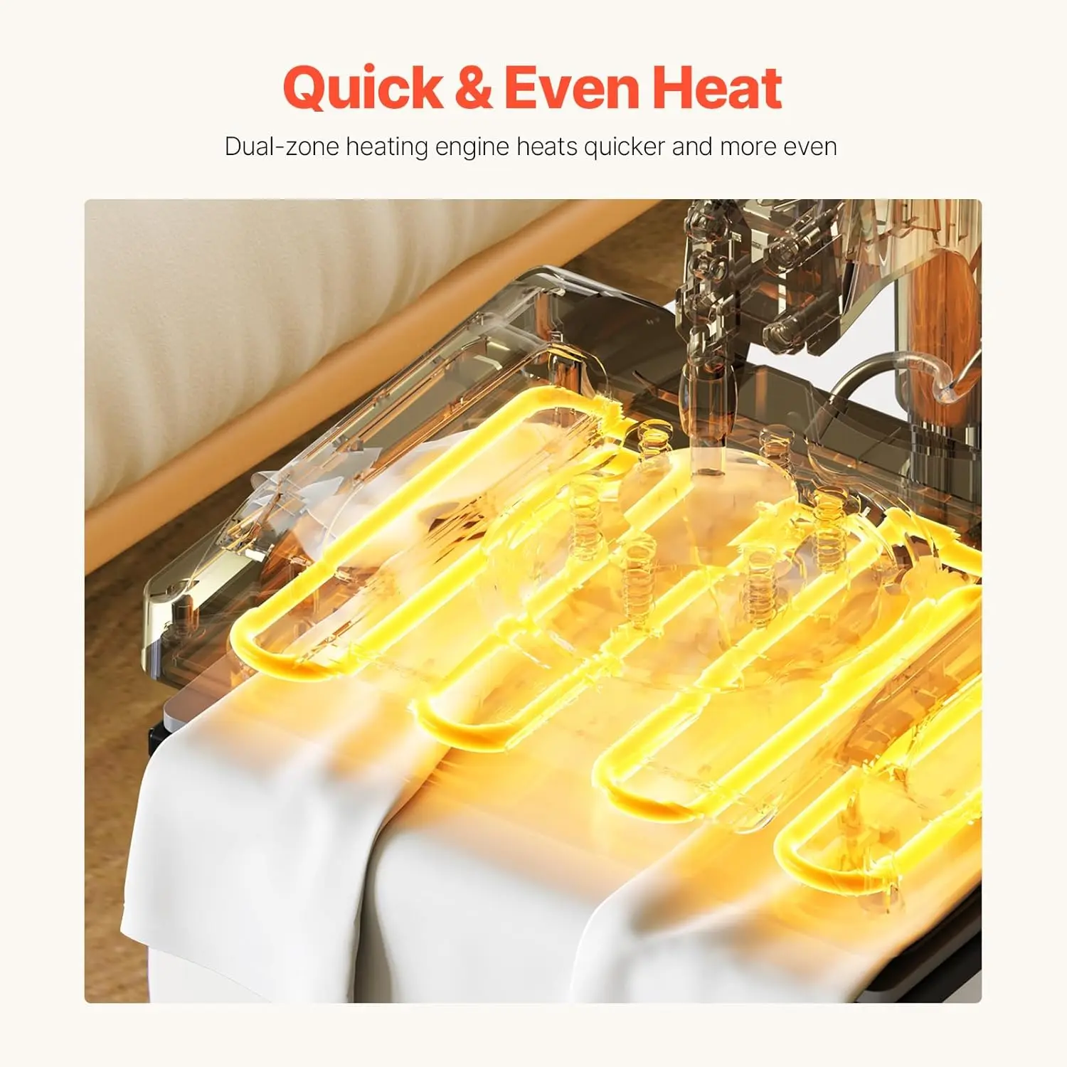 Heat Press Machine 8 in 1 Combo 15x15 Inch, 360° Swing Away Digital Tshirt Press Machine, Clamshell Sublimation Heat Press