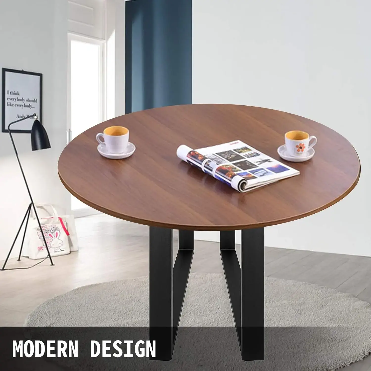 Set of 2 Steel Table Legs, 28''Height 35''Wide Dining Table Legs, Heavy Duty 3.1" Width Box Section Square Table Legs