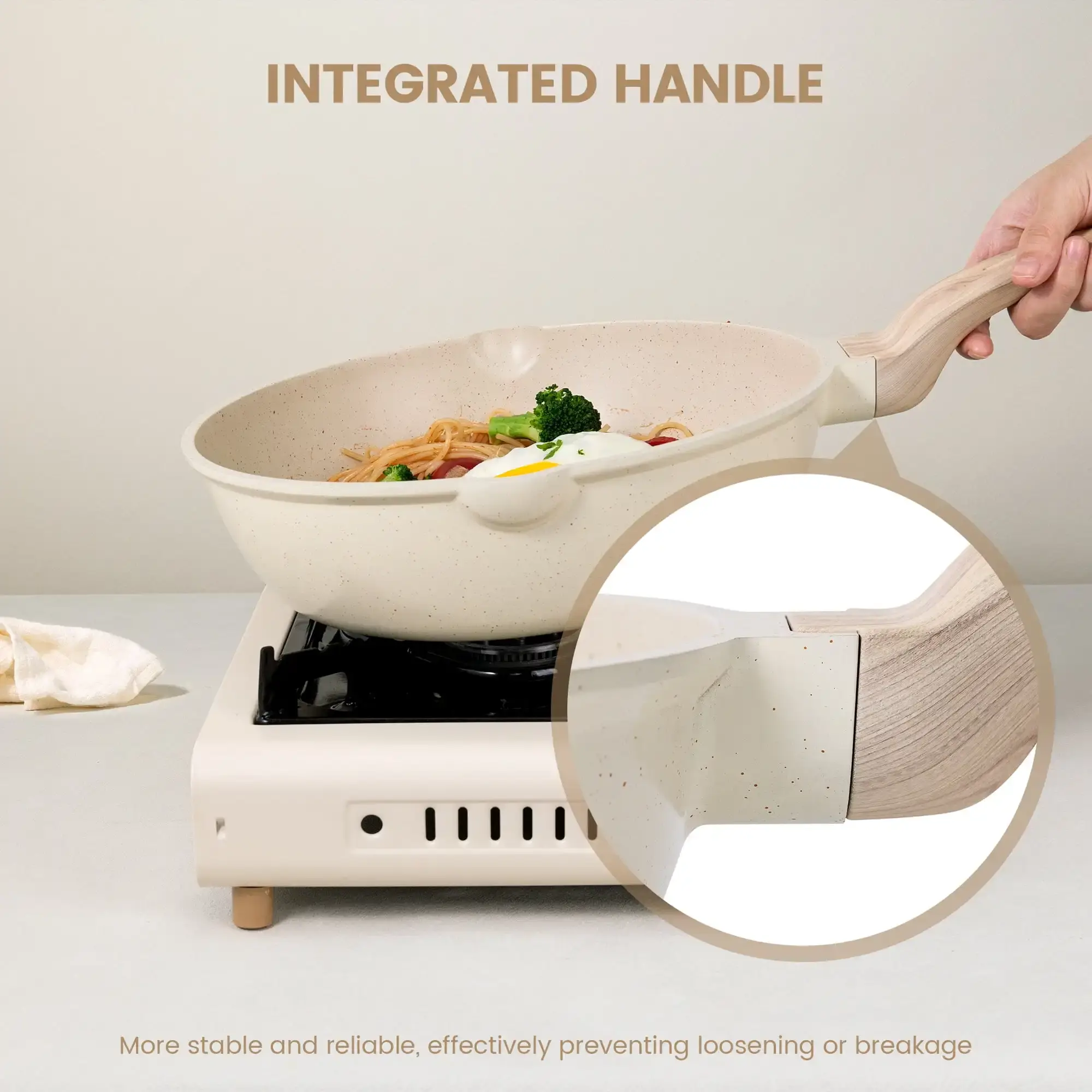 Nonstick Pots and Pans Set,12 Pcs Induction Kitchen Cookware Cooking Sets,Dishwasher Safe, Ergonomic Handle