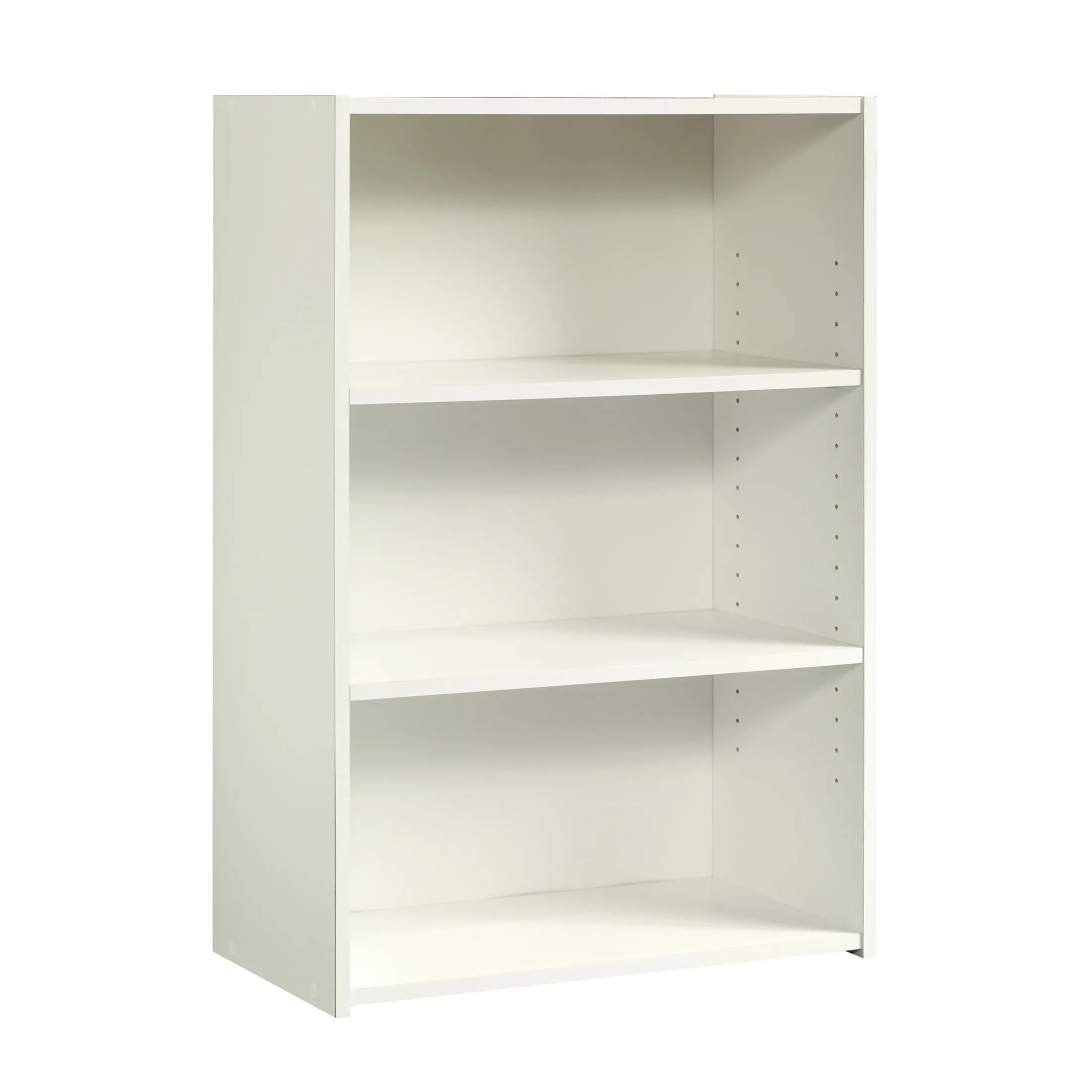 Beginnings Engineered Wood 3-Shelf Bookcase in Soft White