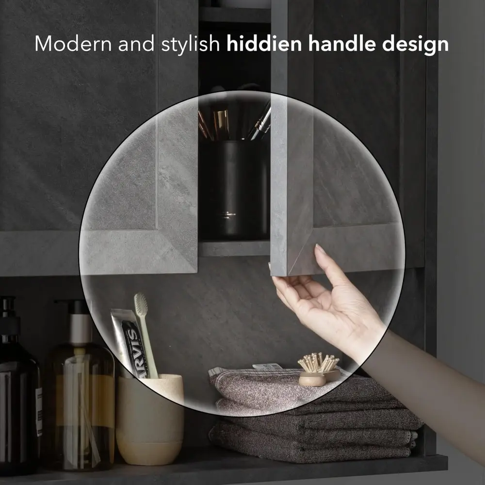 Bathroom Wall Cabinet Over Toilet Storage Cabinets 25x30 in Above Toilet Wood Medicine Cabinets for Bathroom Wall Mounted Cabine