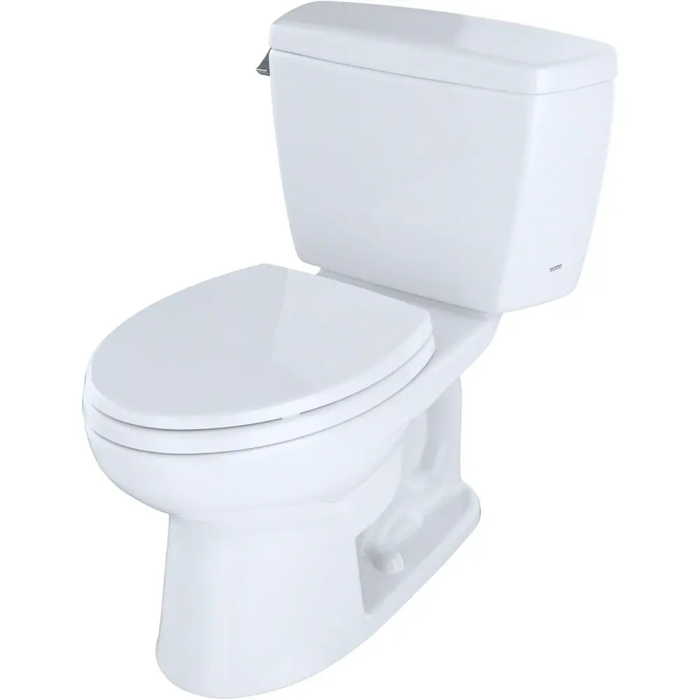 CST744SL#01 Drake 2-Piece Ada Toilet with Elongated Bowl, Cotton White