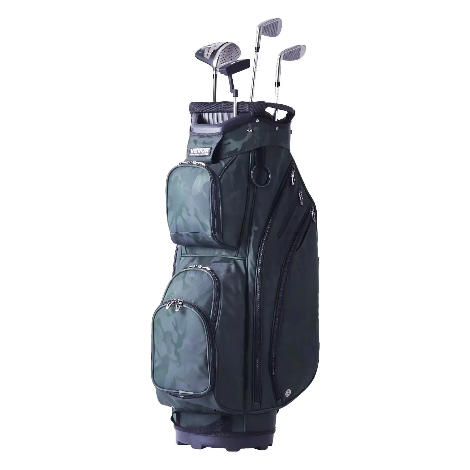 Golf Cart Bag with 14-Way Organizer Divider Top, 11 Pockets Premium Nylon