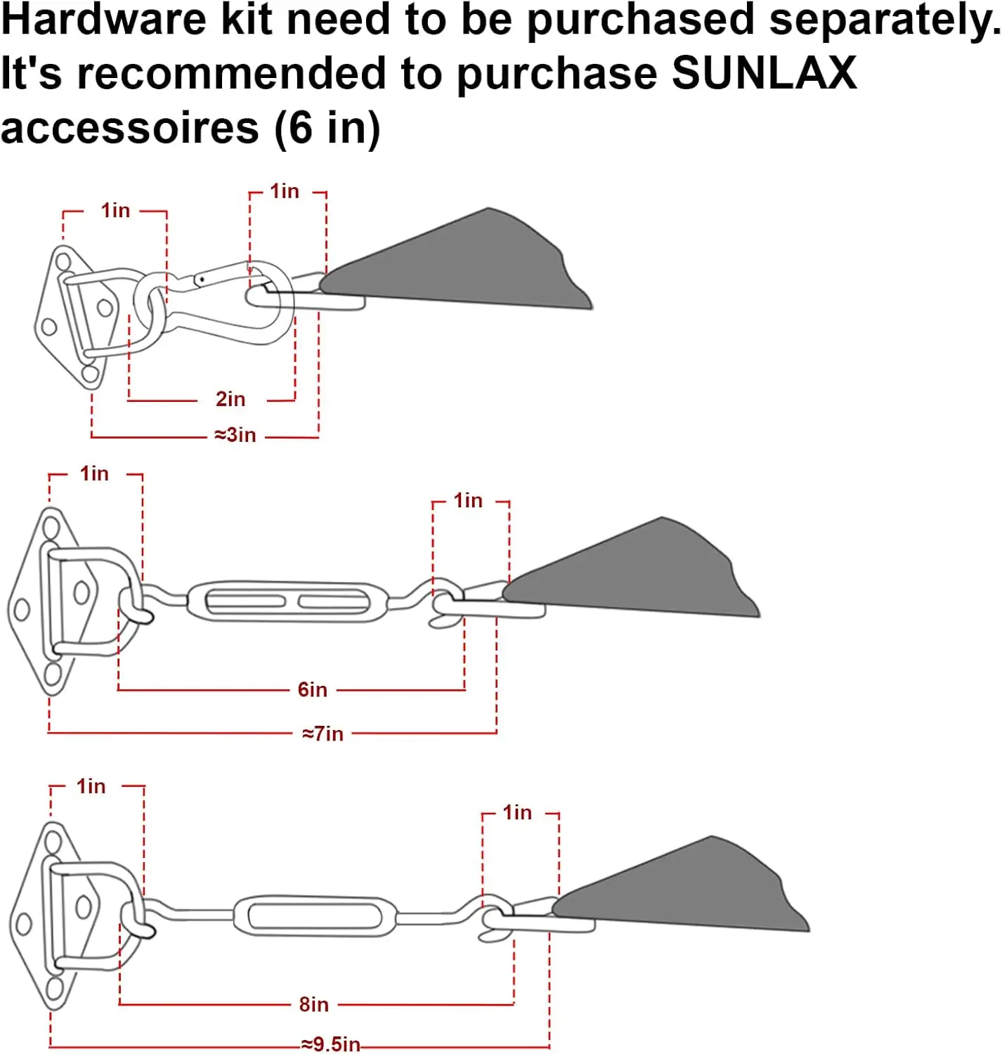 Sun Shade Sail 8' x 16' Sand Rectangle Canopy Sail Shade Cover UV Block Permeable Sunshade Outdoor for Patio Backyard
