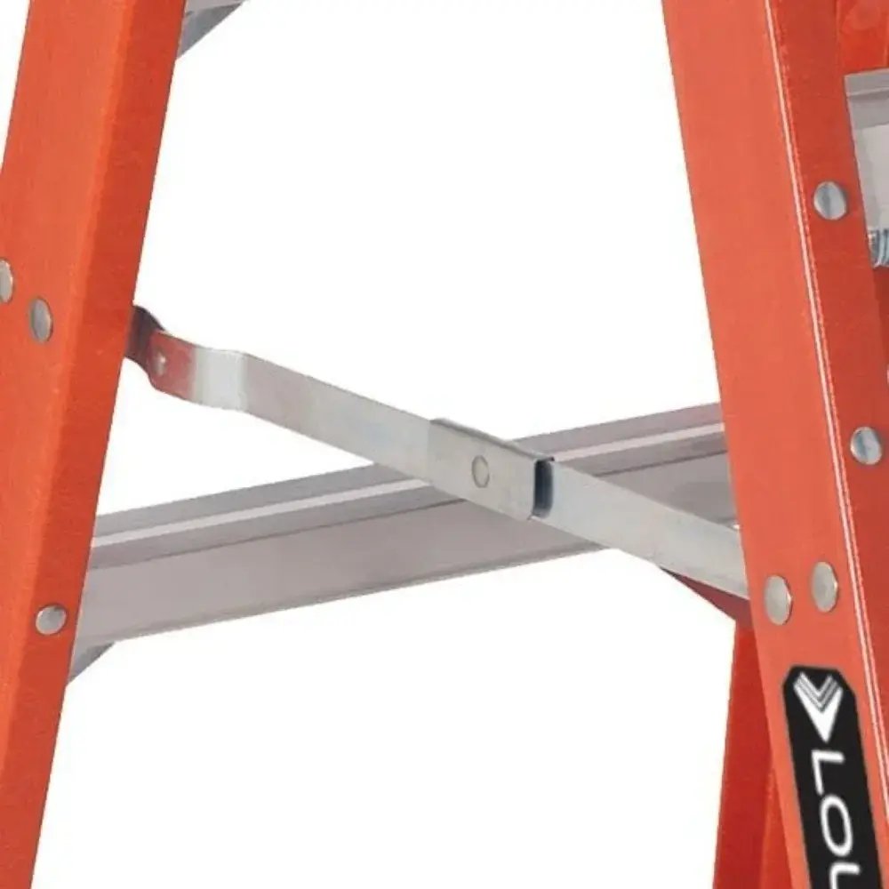 6-Foot Fiberglass Twin Front Step Ladder, 375-Pound Load Capacity, Type IAA, FM1406HD
