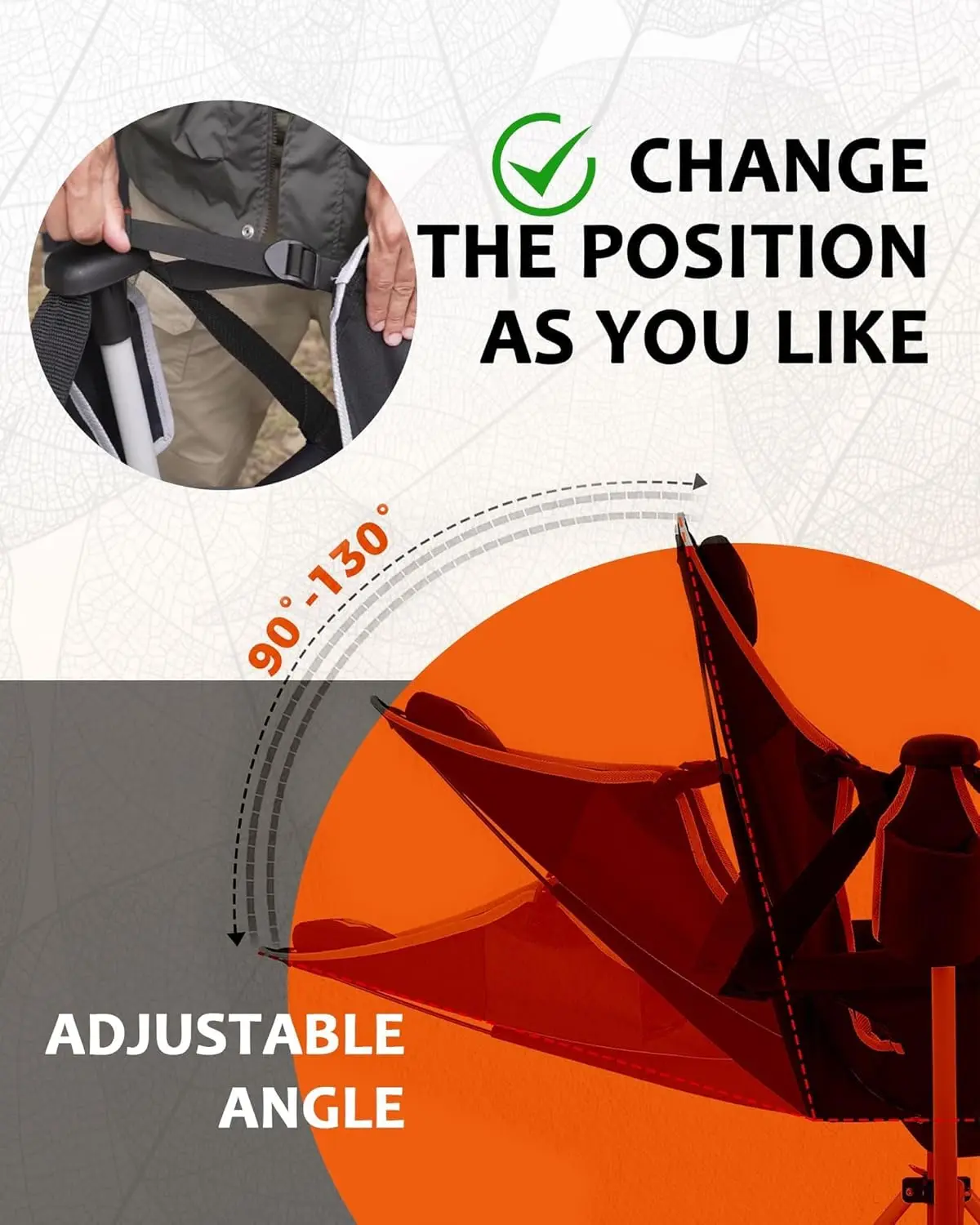Hammock Camping Chair, Swinging Portable Folding Camp Chairs for Adults 400lbs Heavy Duty Foldable Oversized Rocker with