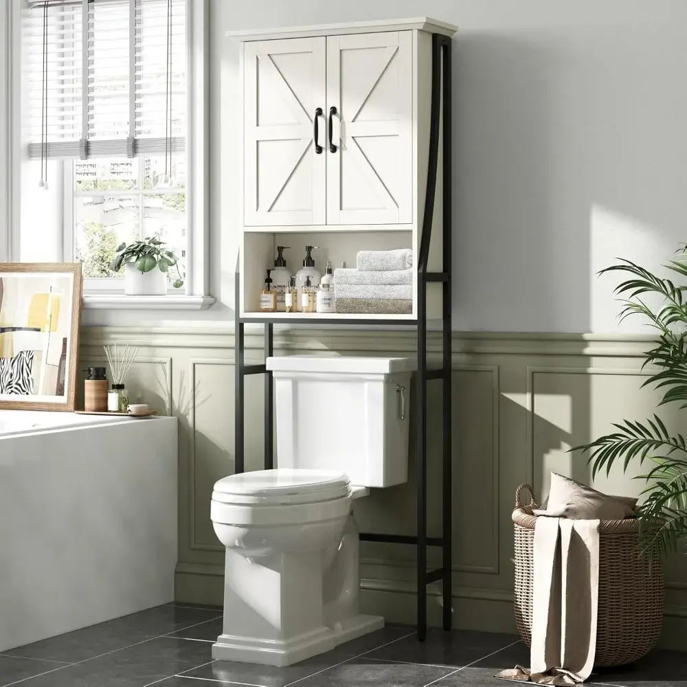 Over The Toilet Storage Cabinet, Over Toilet Bathroom Organizer, Above Toilet Storage Cabinet