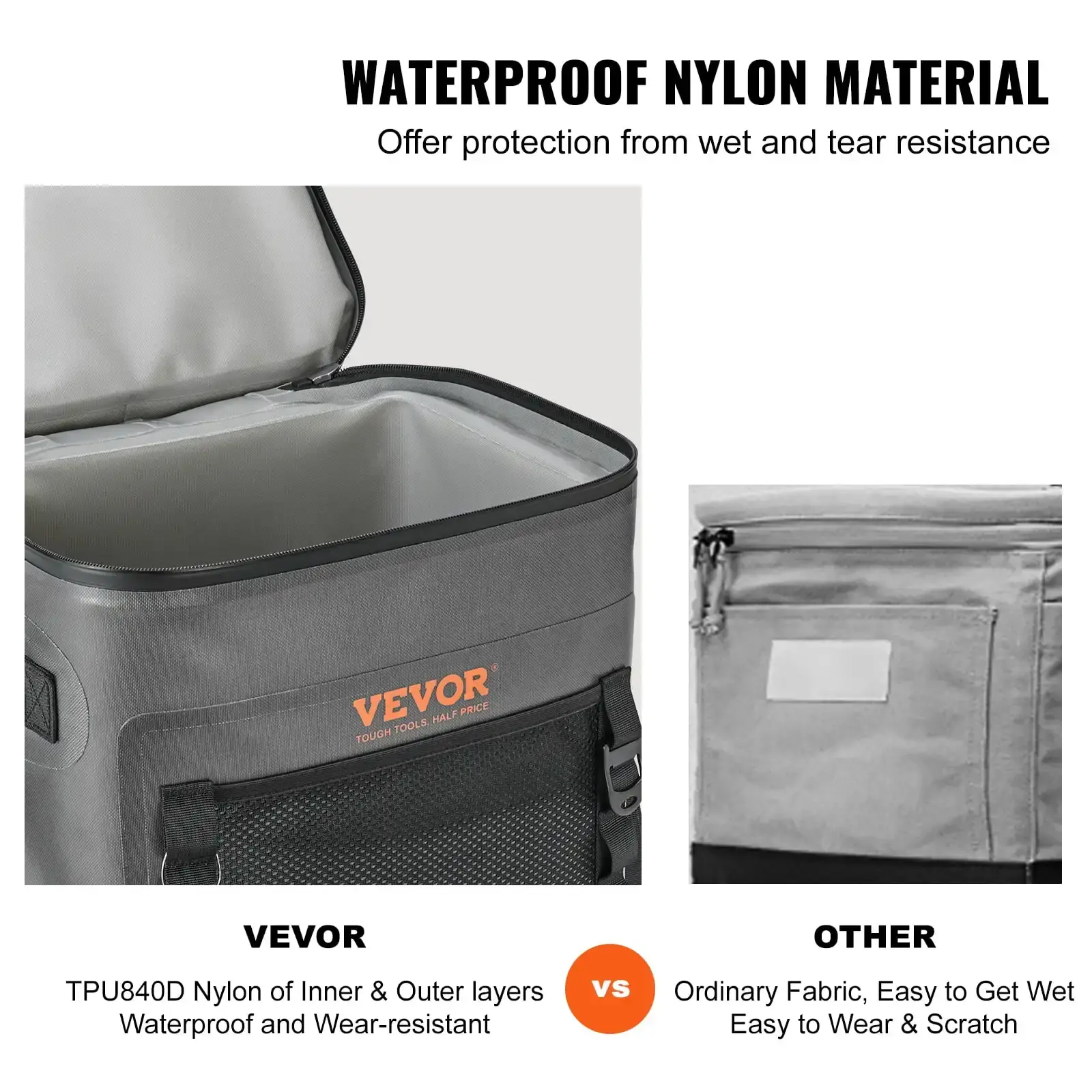 Soft Cooler Bag 30 Cans Leakproof Waterproof Soft Sided Cooler Bag Portable,Lightweight & Portable Collapsible Cooler for