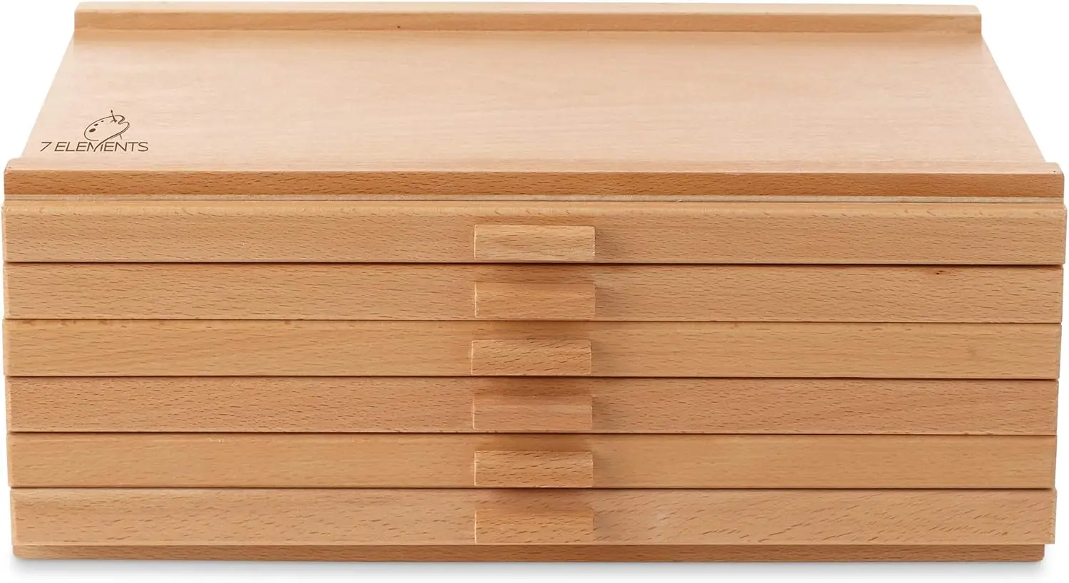 12 Drawer Wooden Artist Storage Supply Box for Pastels, Pencils, Pens, Markers, Brushes and Tools