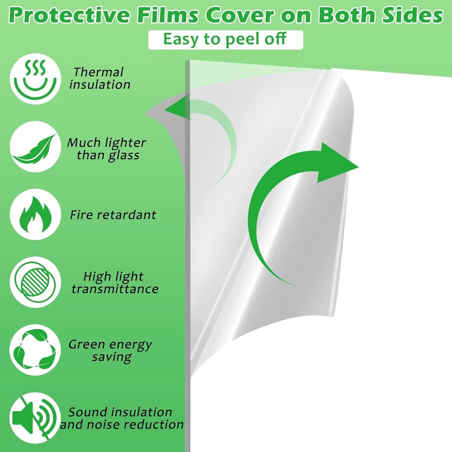 14 Pieces 4' x 2' x 0.16'' Polycarbonate Greenhouse Panels,Twin-Wall Polycarbonate Panels Waterproof UV Protected