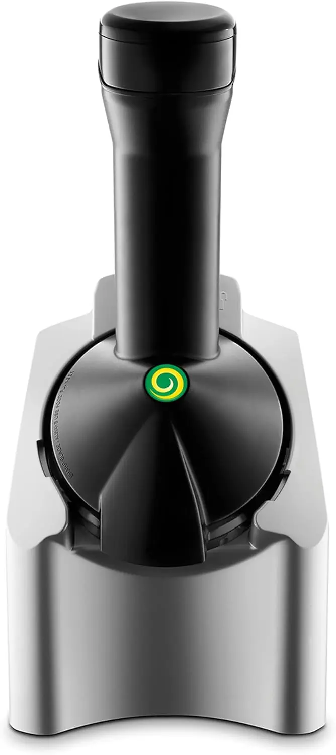 902 Classic Vegan Non-Dairy Frozen Fruit Soft Serve Dessert Maker, BPA Free, Includes 36 Recipes, 200-Watts, Silver