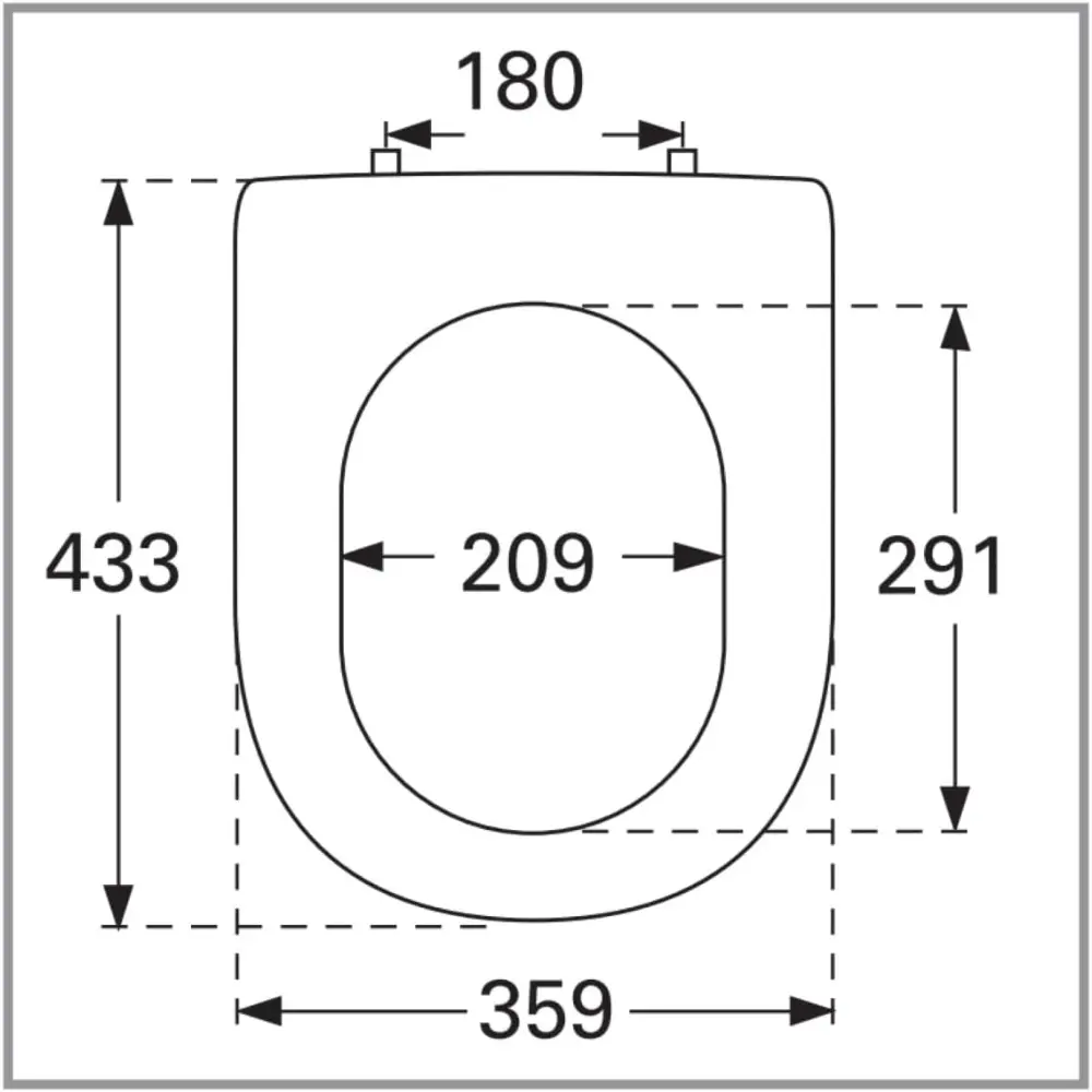 Villeroy & Boch Subway 2.0 9M68S101 Toilet Seat Soft Close Mechanism/Chrome-Plated Hinges/White