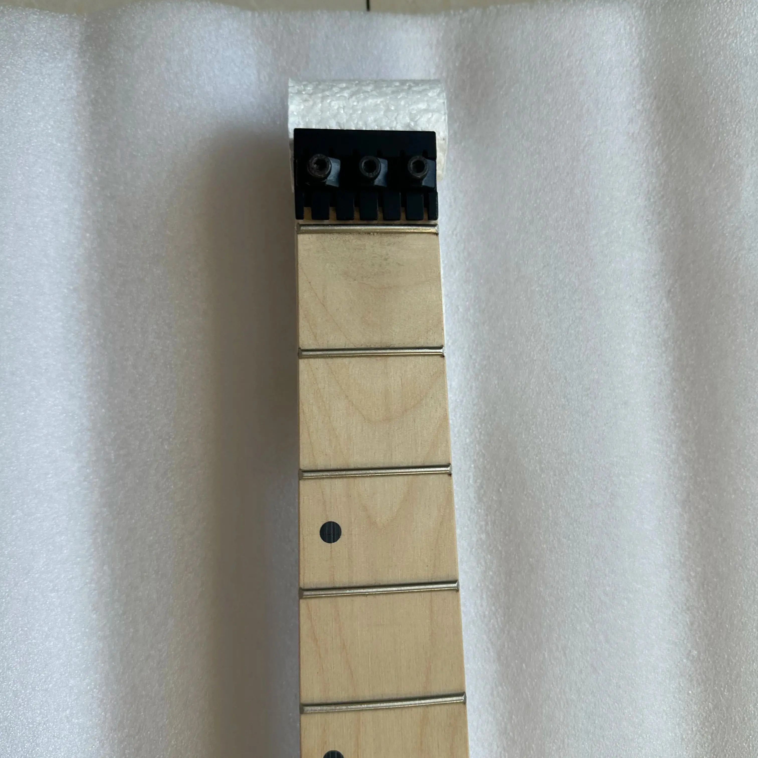 Blank Headless Electric Guitar, Unfinished,Professional Luthier,DIY Guitar Kit, Body,Neck, Bridge, Top Nut, Pickguard, Brand New