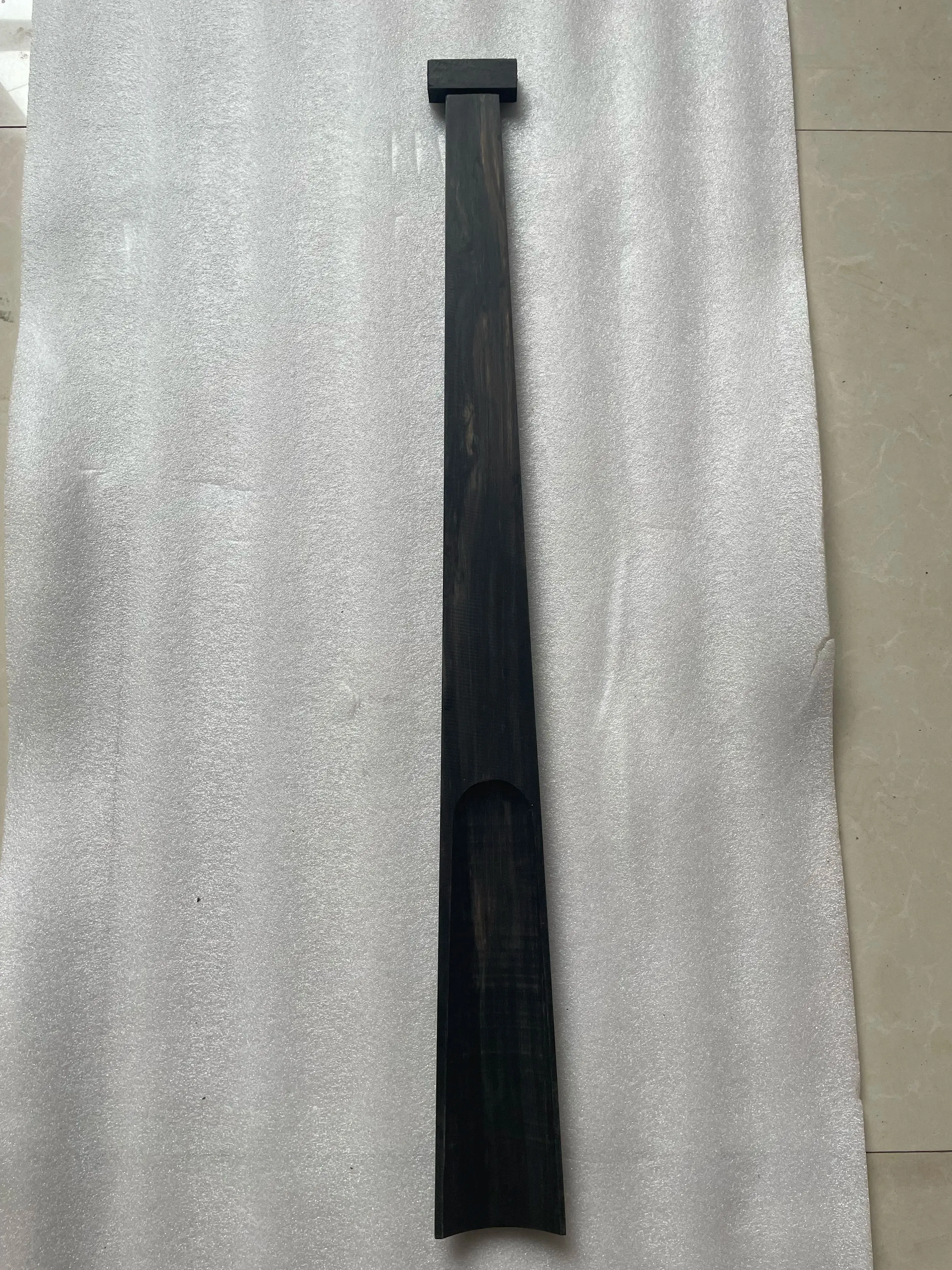 Brand New Customized 3/4 Size Upright Double Bass Style Neck and Fingerboard Maple Wood Unfinished Electric Bass Handle DIY