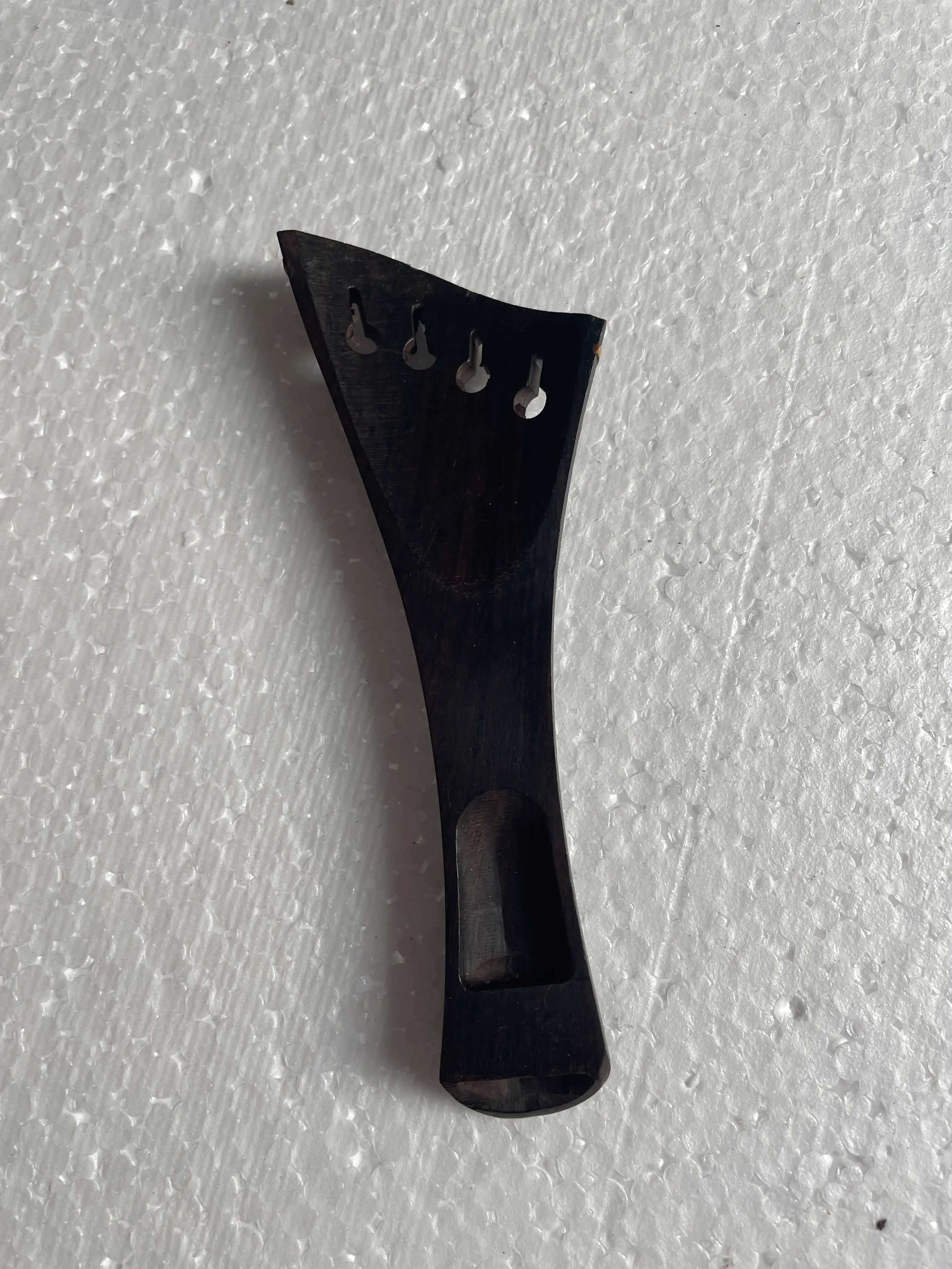Handmade Brazil Wood,Enbony Hollow Harp Model Violin Tailpiece , Costomized Advanced Violin String Holder 4/4 Full size