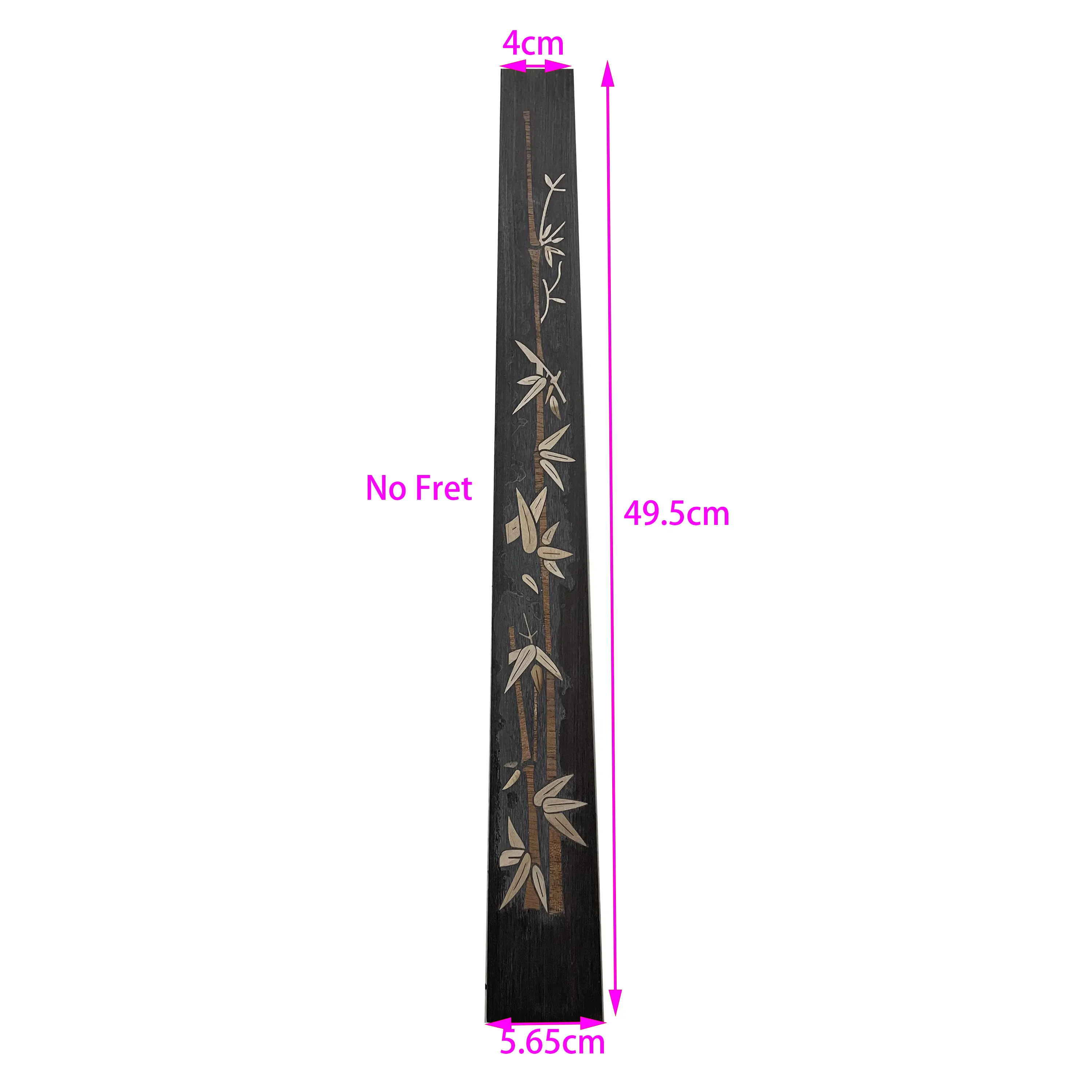 Rare Acrylic Inlayed Rosewood Fingerboard Fretless Electric Guitar Fretboard 20/22/24 Fret Acoustic Guitar Neck Part DIY Mterial