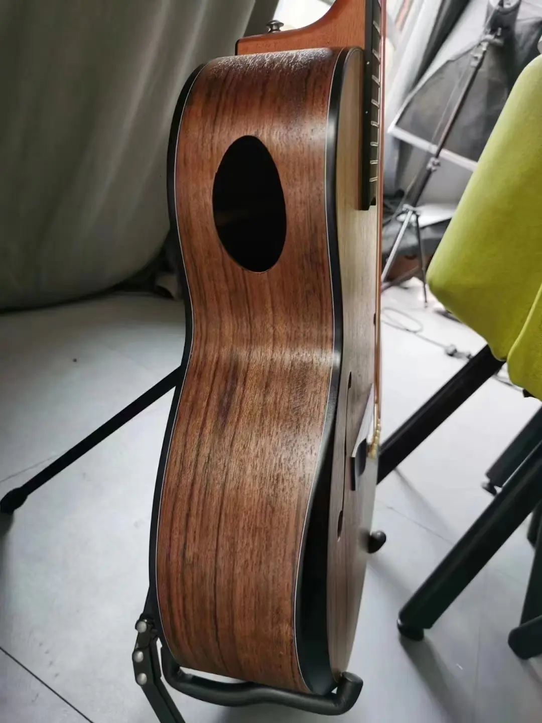 Full Hand Made Wooden Acoustic Guitar, Jazz Style, 41 Inch, Essential Color, 6 Strings, Folk, Super Beauty, High Quality