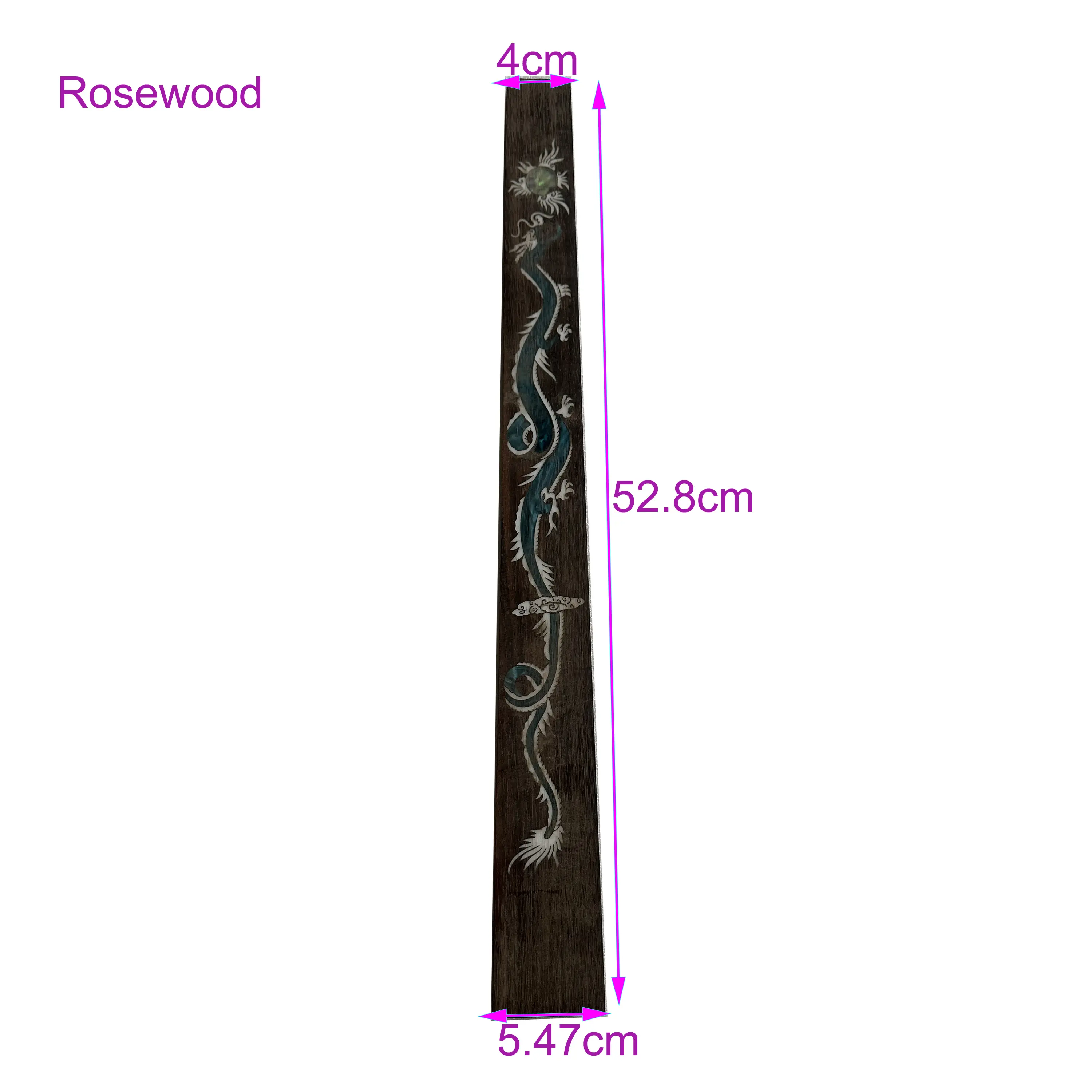 Guitar Neck Parts Luthier DIY Tool Guitar Fretboard Replacement Accessories Fingerboard for Acoustic Guitar Neck Unfinished