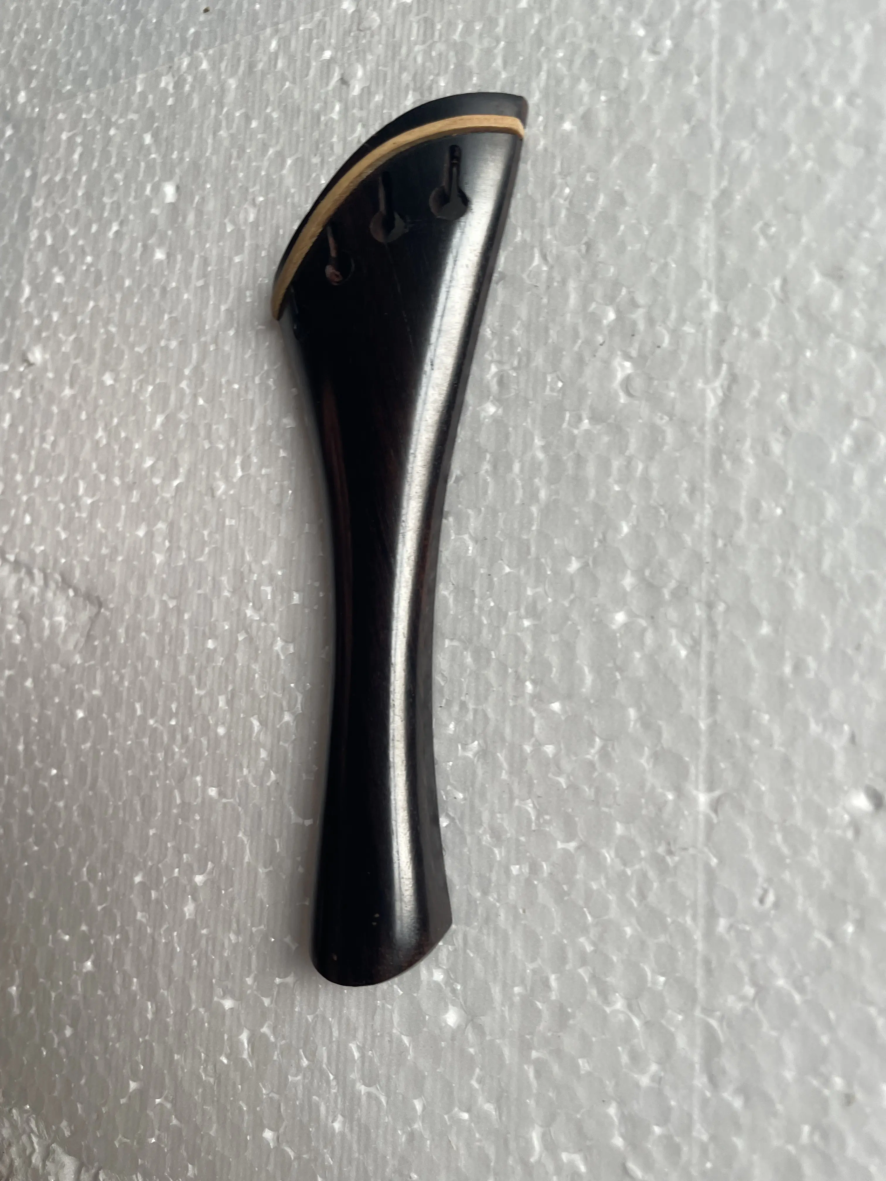 Handmade Brazil Wood,Enbony Hollow Harp Model Violin Tailpiece , Costomized Advanced Violin String Holder 4/4 Full size