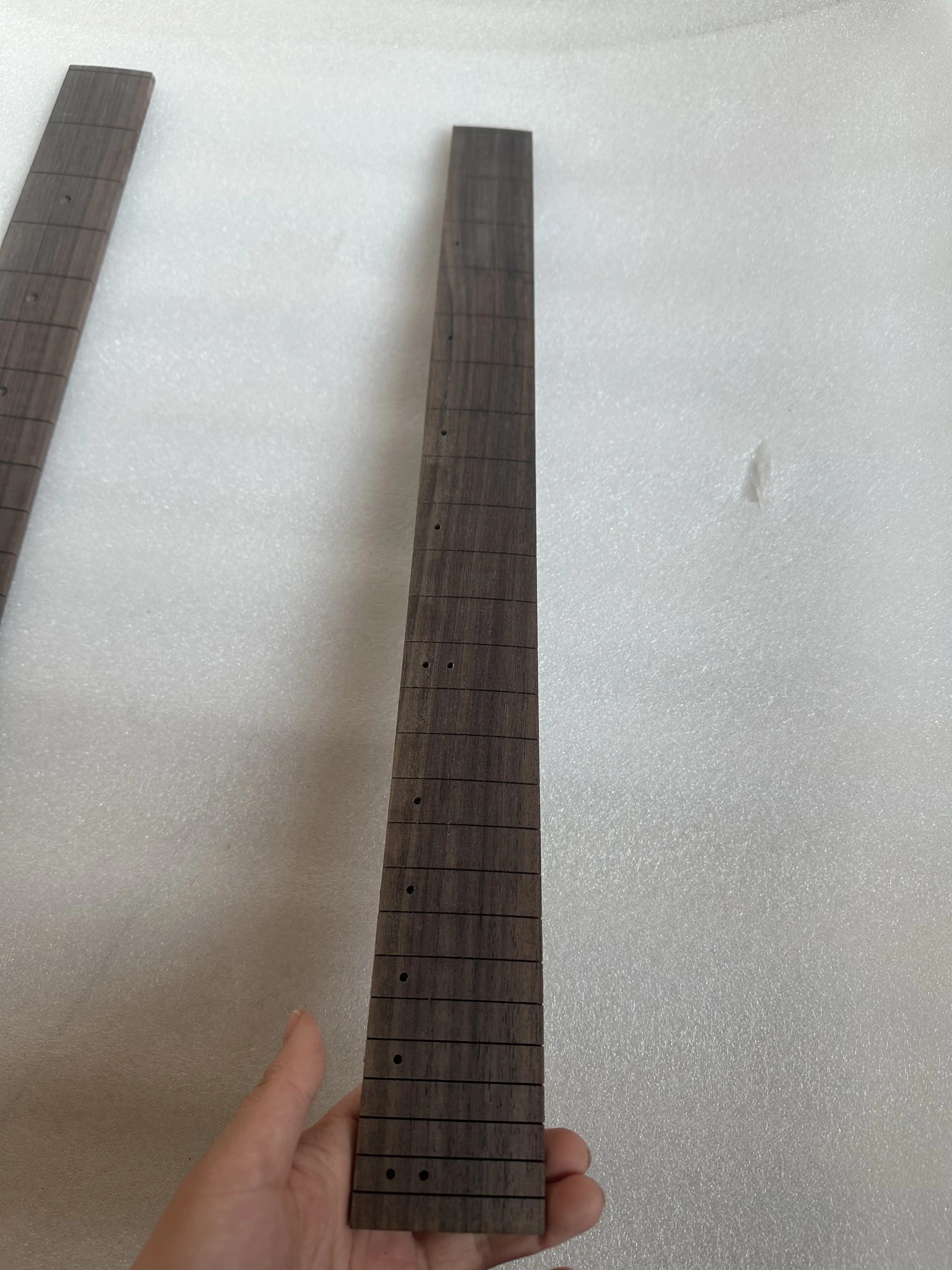 Rosewood Fretboard for Electric Guitar, 24 Fret DIY, Comfortable Neck Part,Smooth and Delicate,Fingerboard Tool,25.5 inch neck