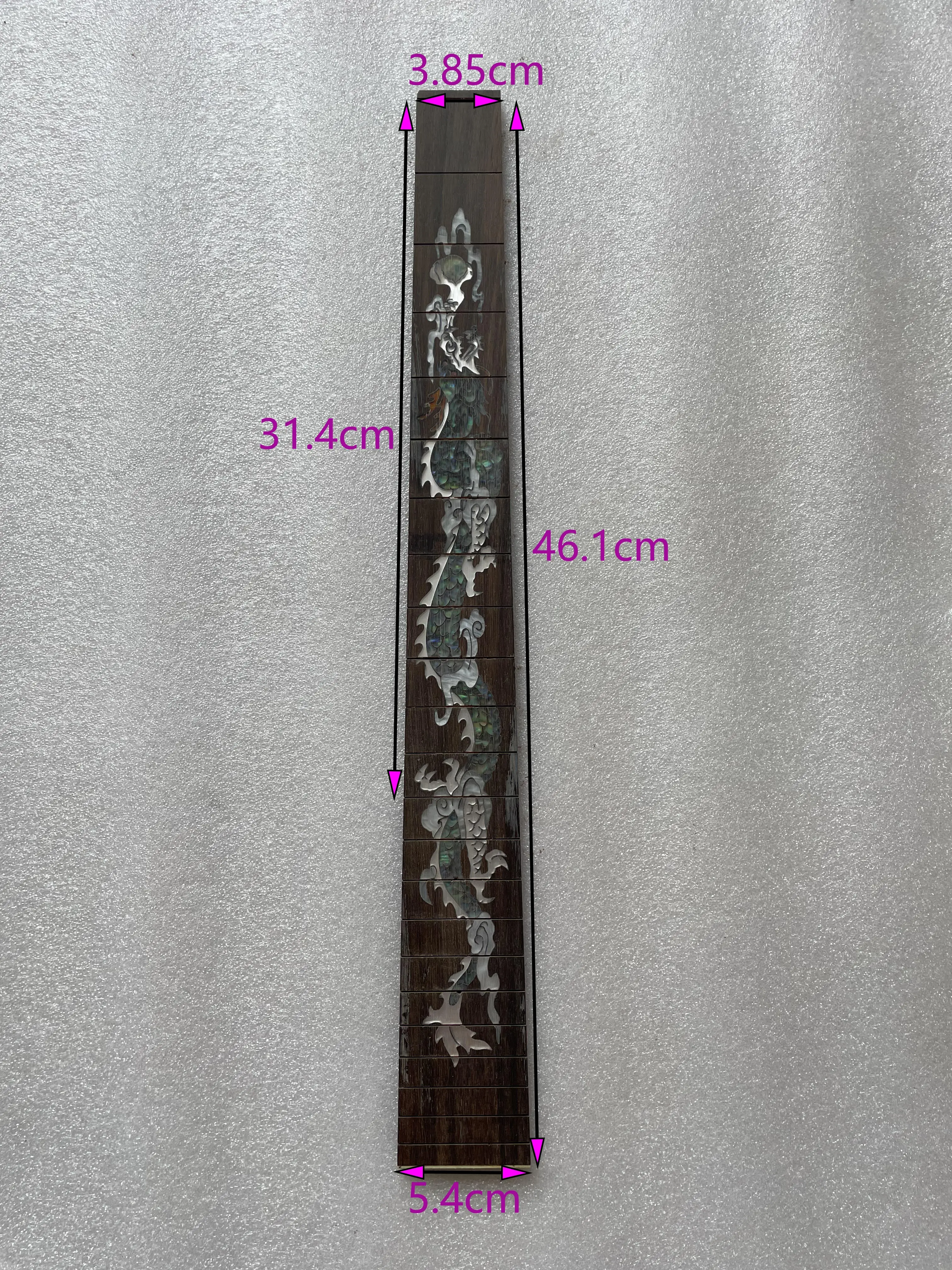 Rosewood Guitar Fretboard with Rare Pictures Inlayed,Guitar Neck Part,Luthier Tools,DIY Fretboard,22 Fret,24 Fret Replacement