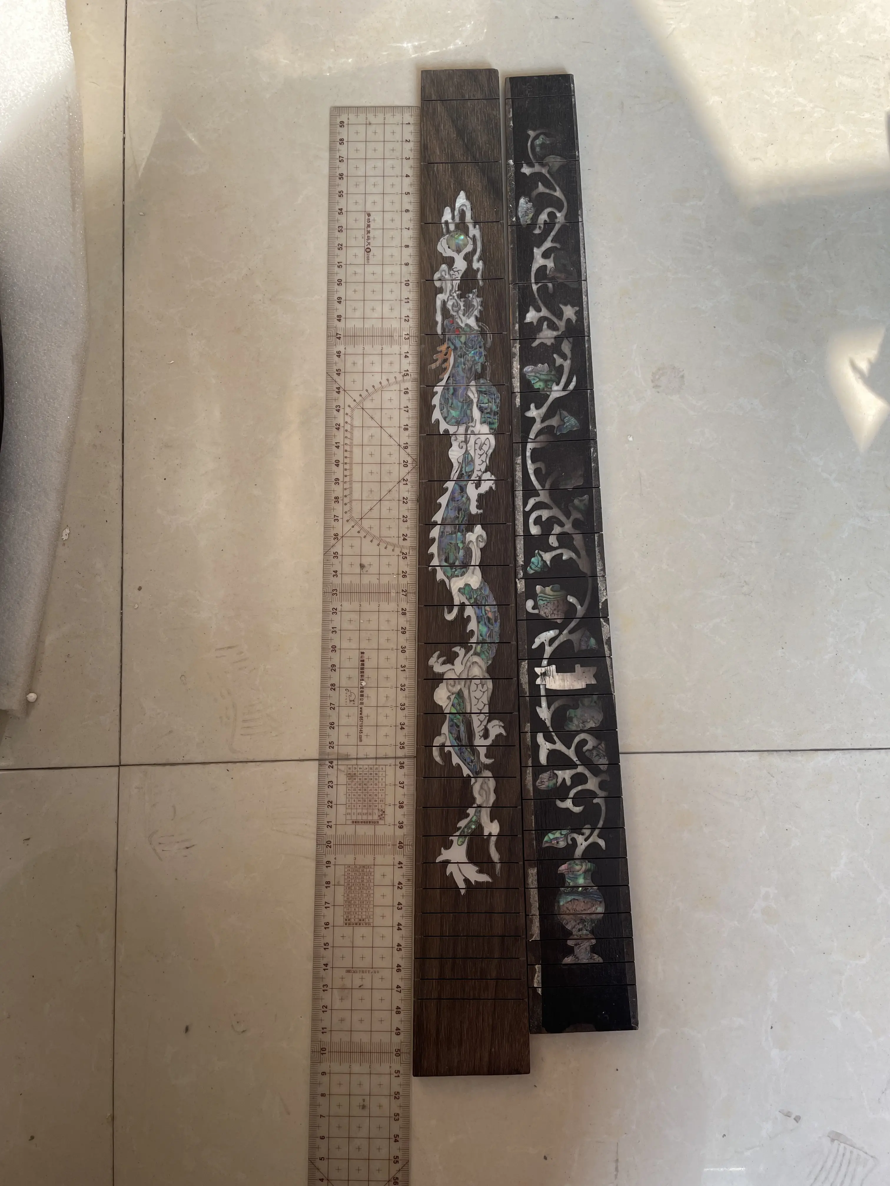 Rosewood Guitar Fretboard with Rare Pictures Inlayed,Guitar Neck Part,Luthier Tools,DIY Fretboard,22 Fret,24 Fret Replacement