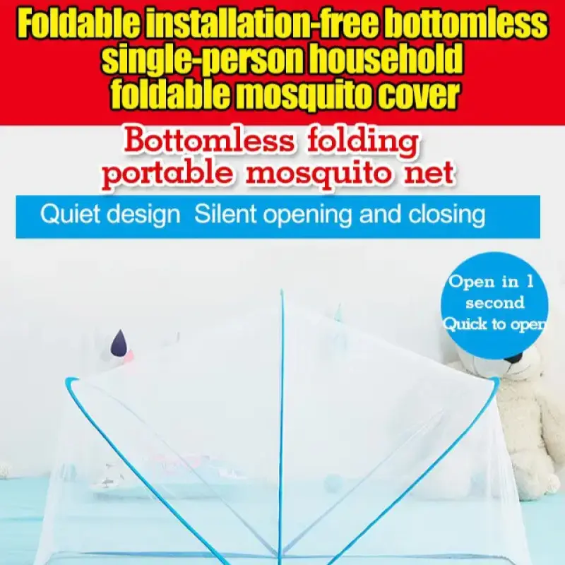 Adult Student Dormitory Portable Folding Mosquito Net Free Installation Adult Portable Mosquito Net
