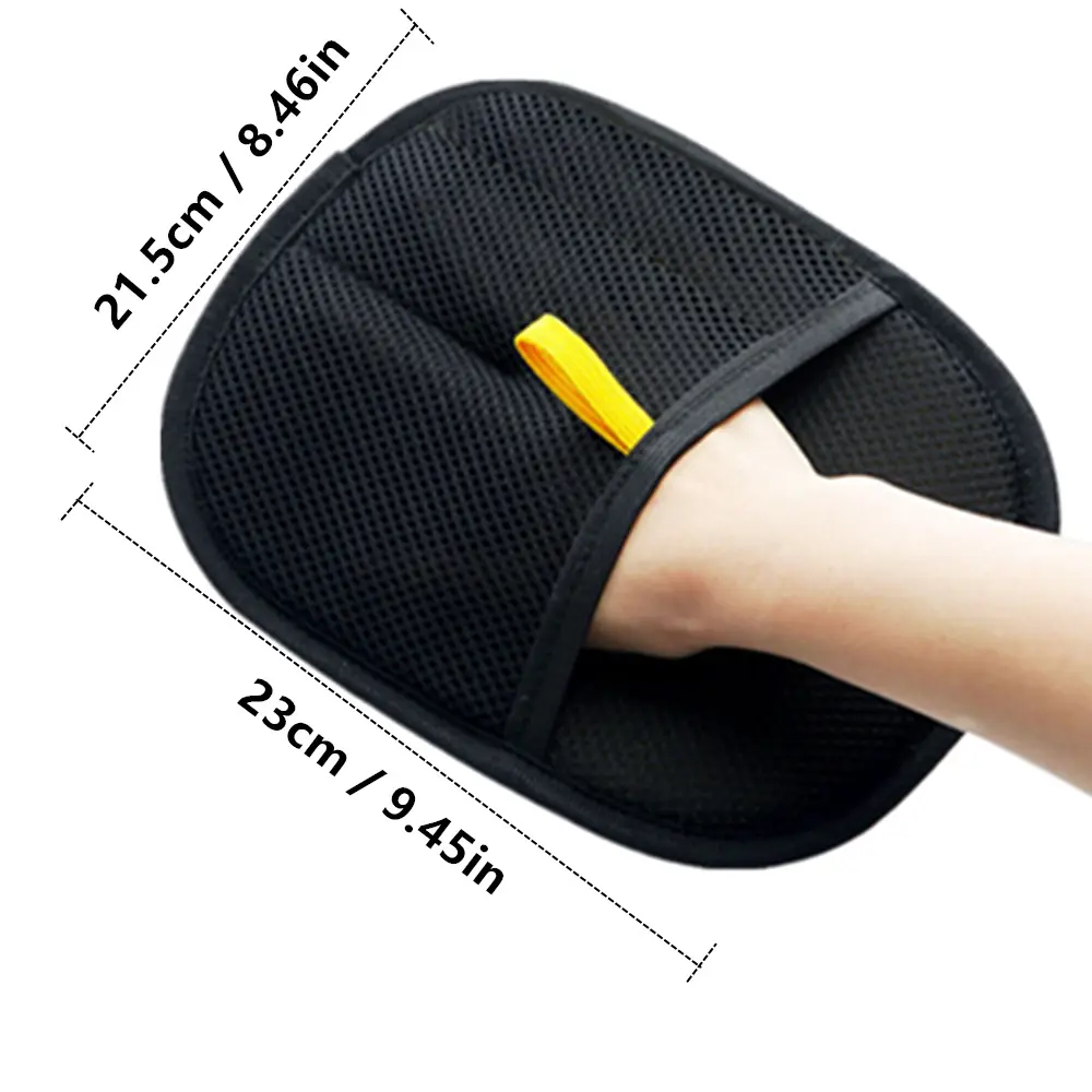 Pet Static Hair Removal Gloves  Pet Hair Removal Gloves Dual Brush Static-Free Cat Hair Cleaning Tool Efficient Hair Stripping M