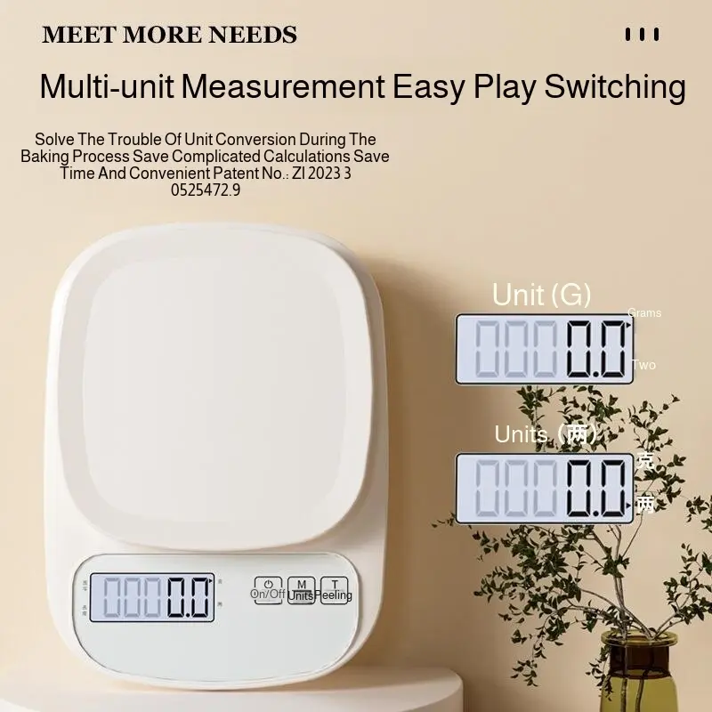 Precision Kitchen Scale Kitchen Scale 5/7/3kg/1g Weighing Food Coffee Balance Smart Electronic Digital Scales for Cooking Baking