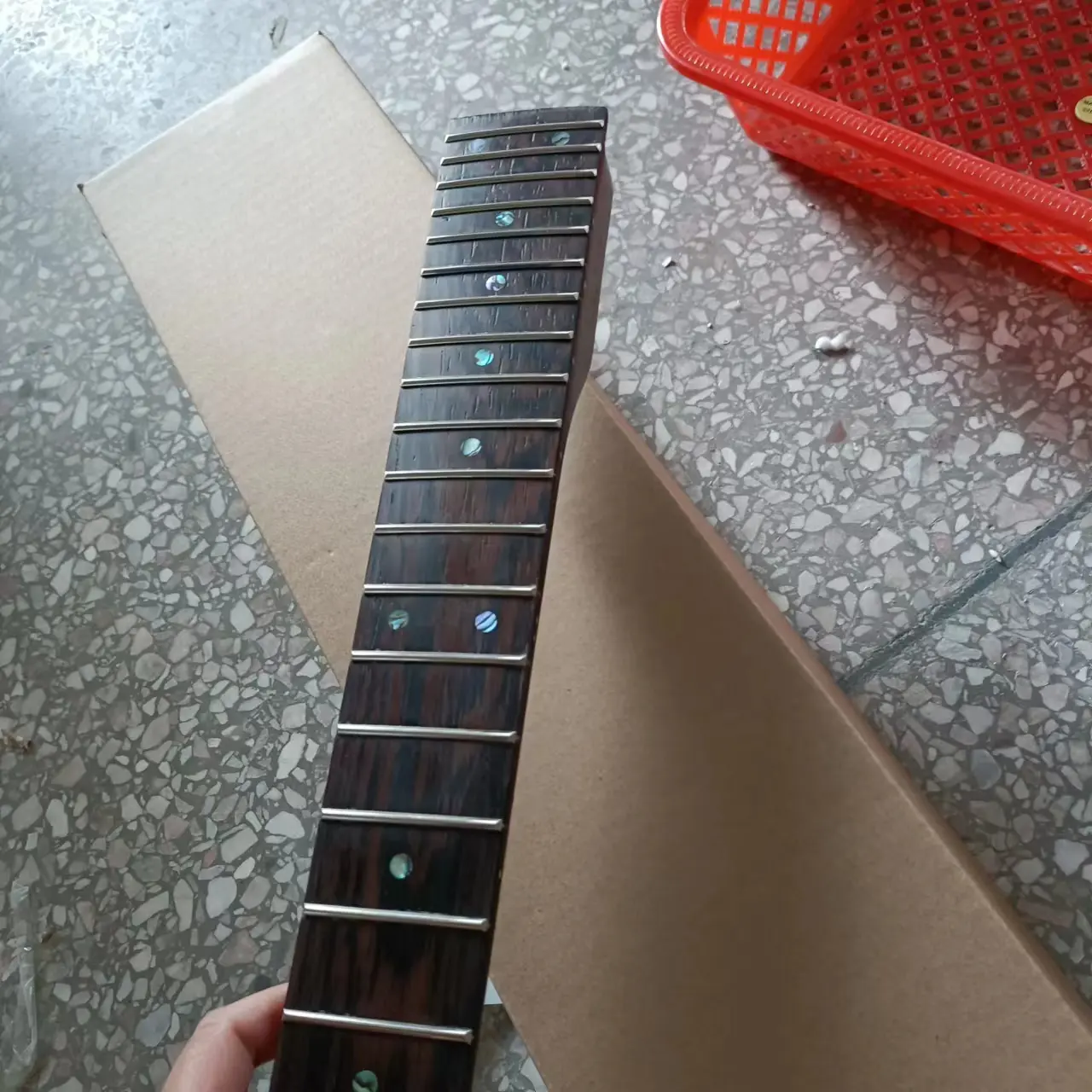 AAA Level Handmade 6 Strings Custom Wenge ST Electric Guitar Neck 24 Fret for S Style Guitarra Head High Quality Good Varnish