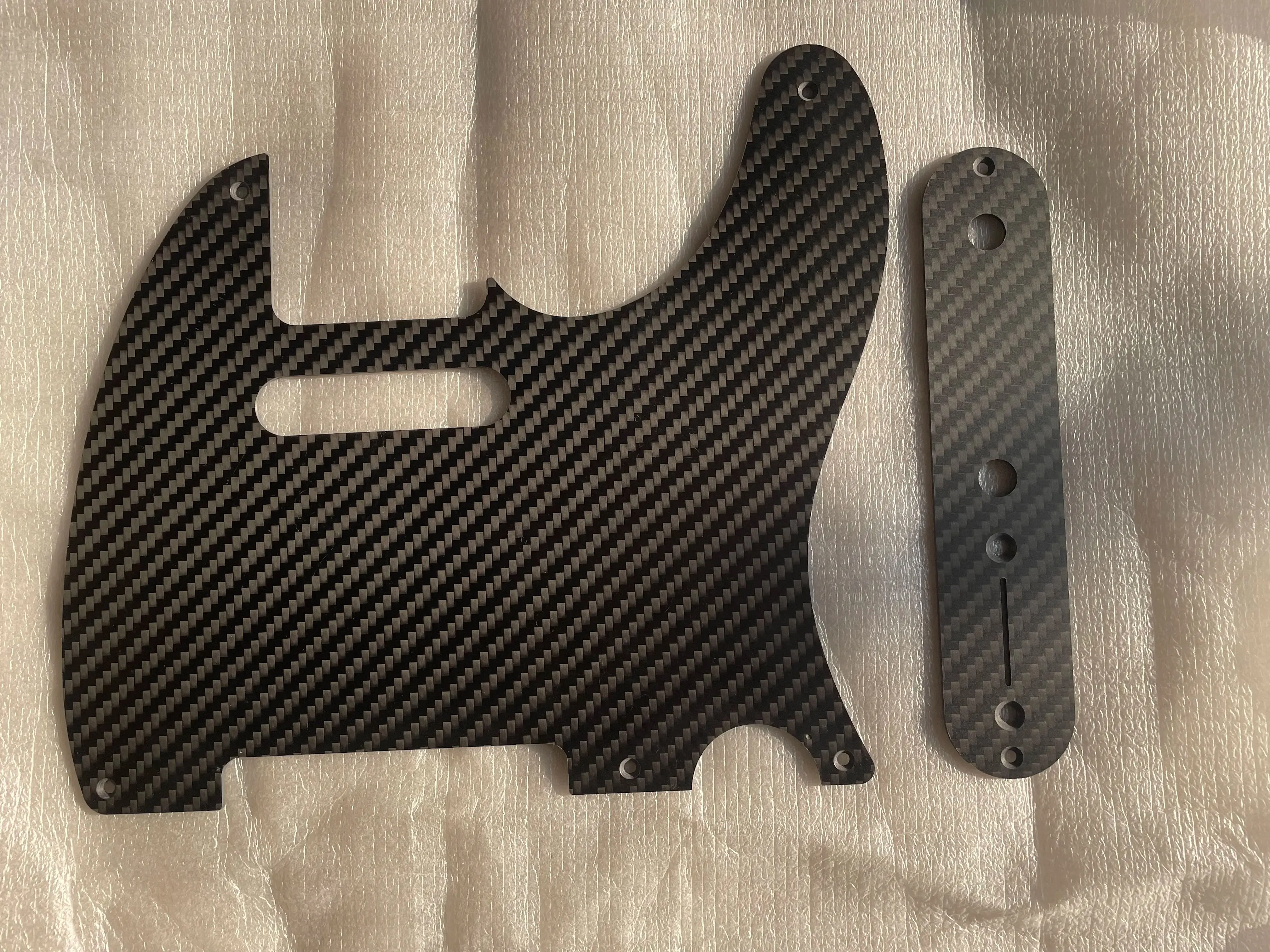 Electric Guitar Pickguard, Real Carbon Fiber Pickguard, Control Plate with Screws, T L Guitarra, High Quality, A Set