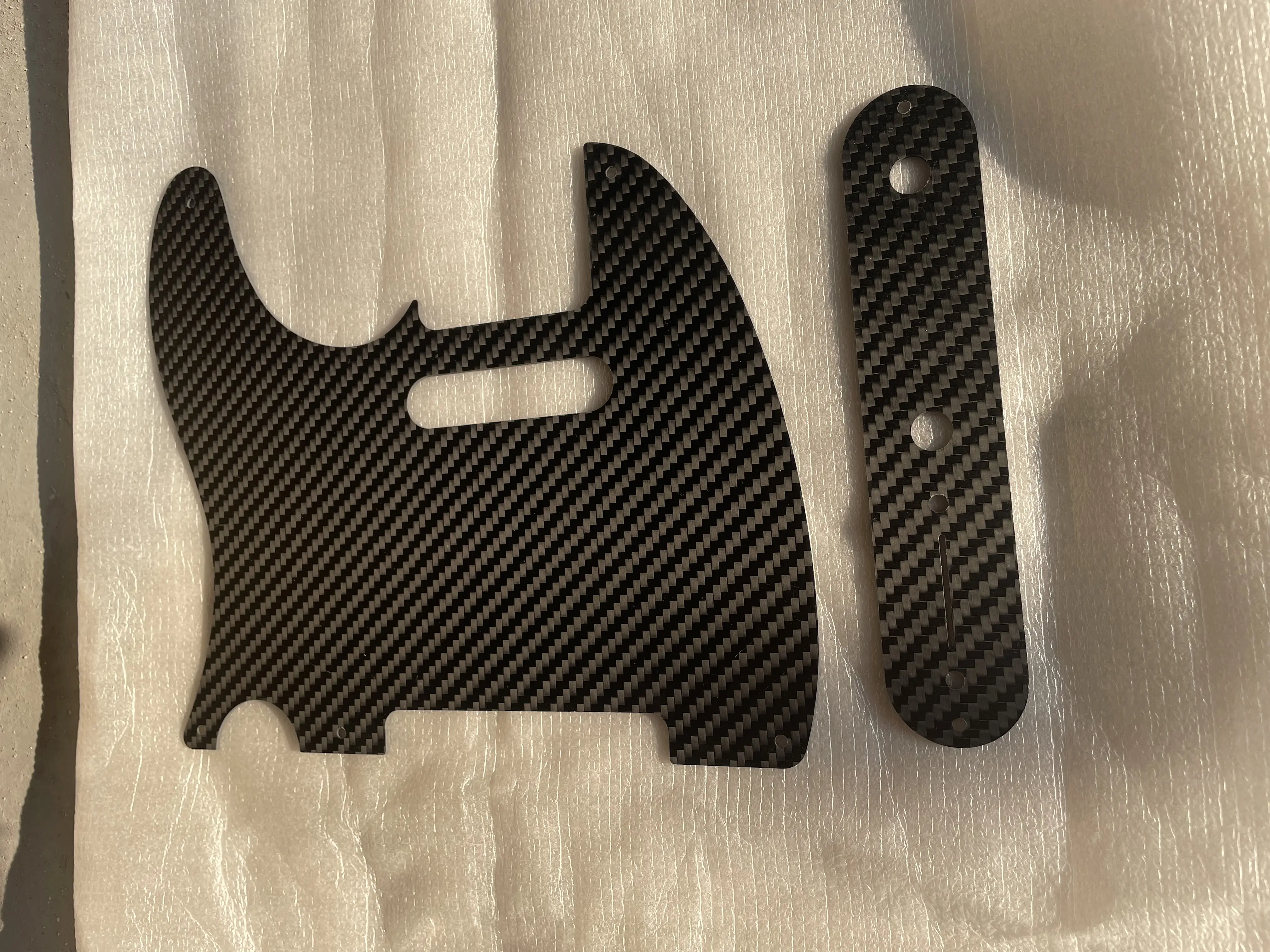 Electric Guitar Pickguard, Real Carbon Fiber Pickguard, Control Plate with Screws, T L Guitarra, High Quality, A Set