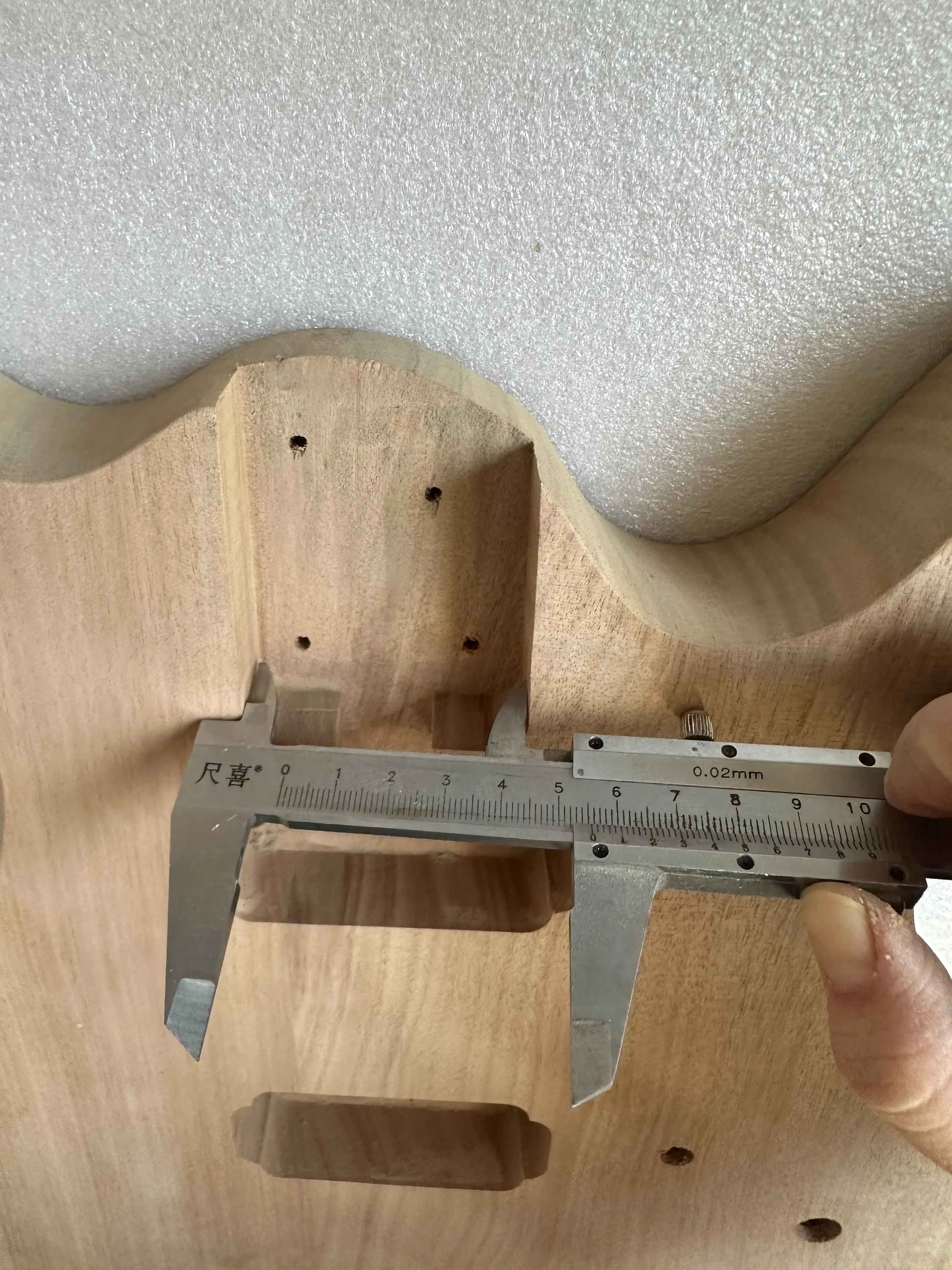 Rare Electric Guitar Body, Unfinished Solid Mahogany Wood, Authentic Color,Stock Items,Made in China,DIY Guitar Parts